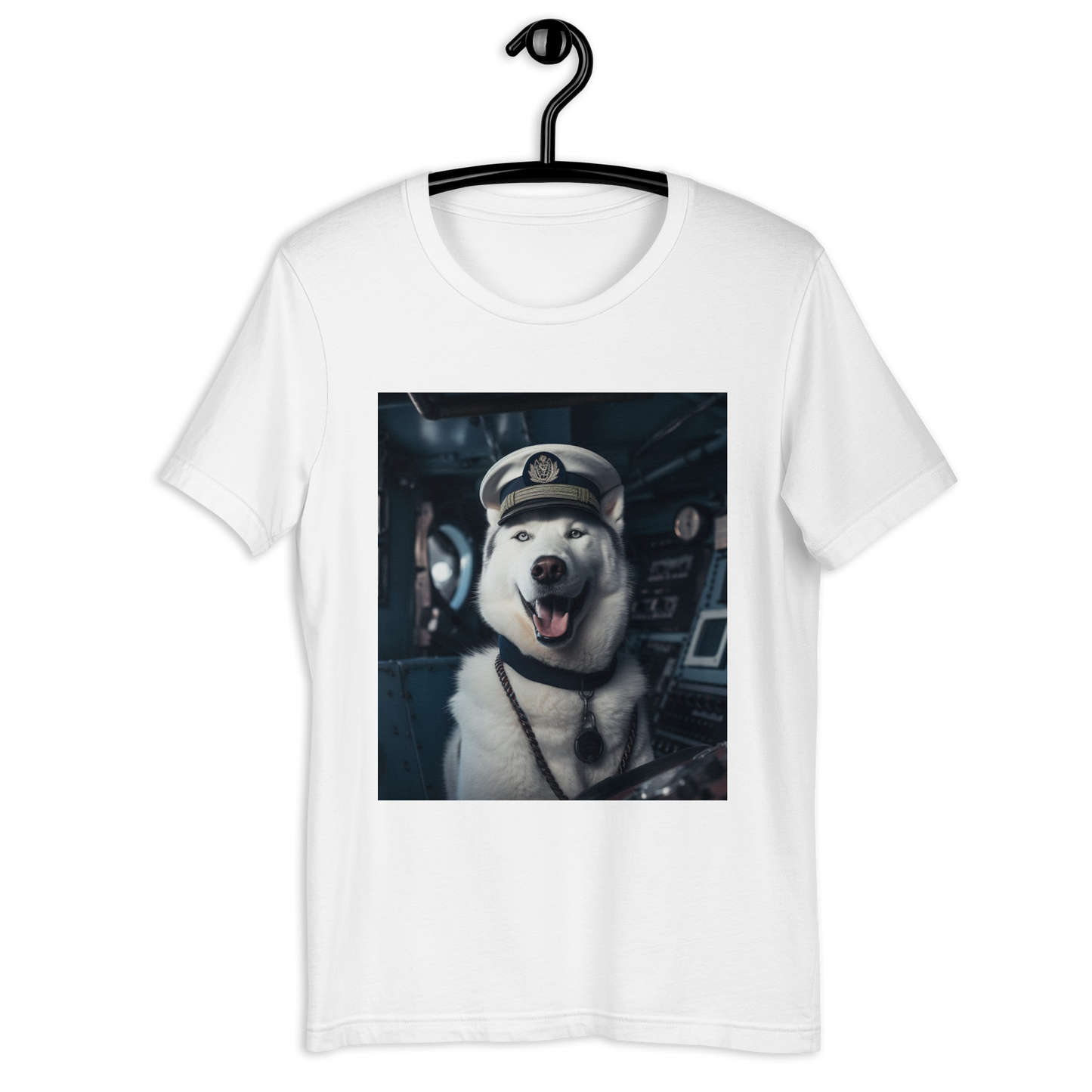 Siberian Husky NavyOfficer Unisex t-shirt