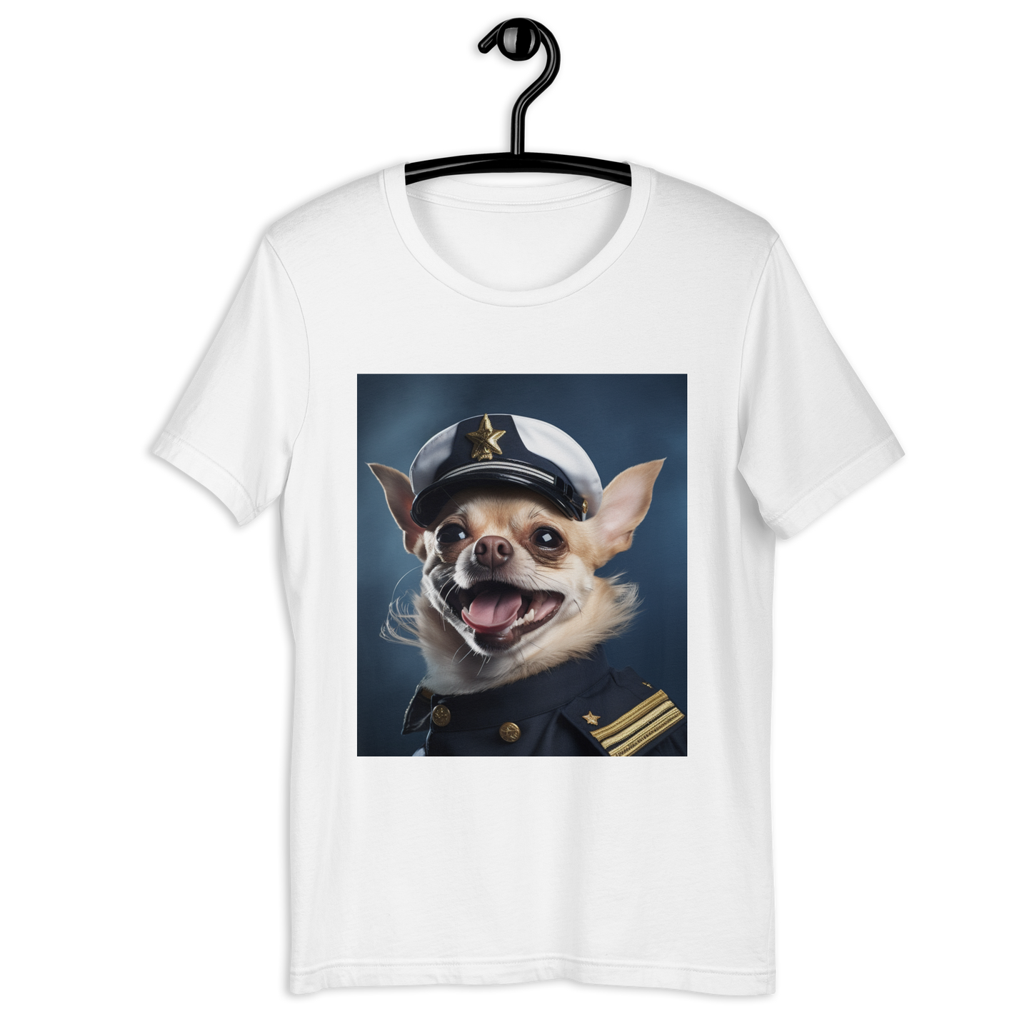 Chihuahua NavyOfficer Unisex t-shirt