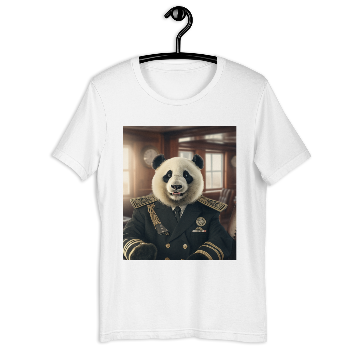 Panda NavyOfficer Unisex t-shirt