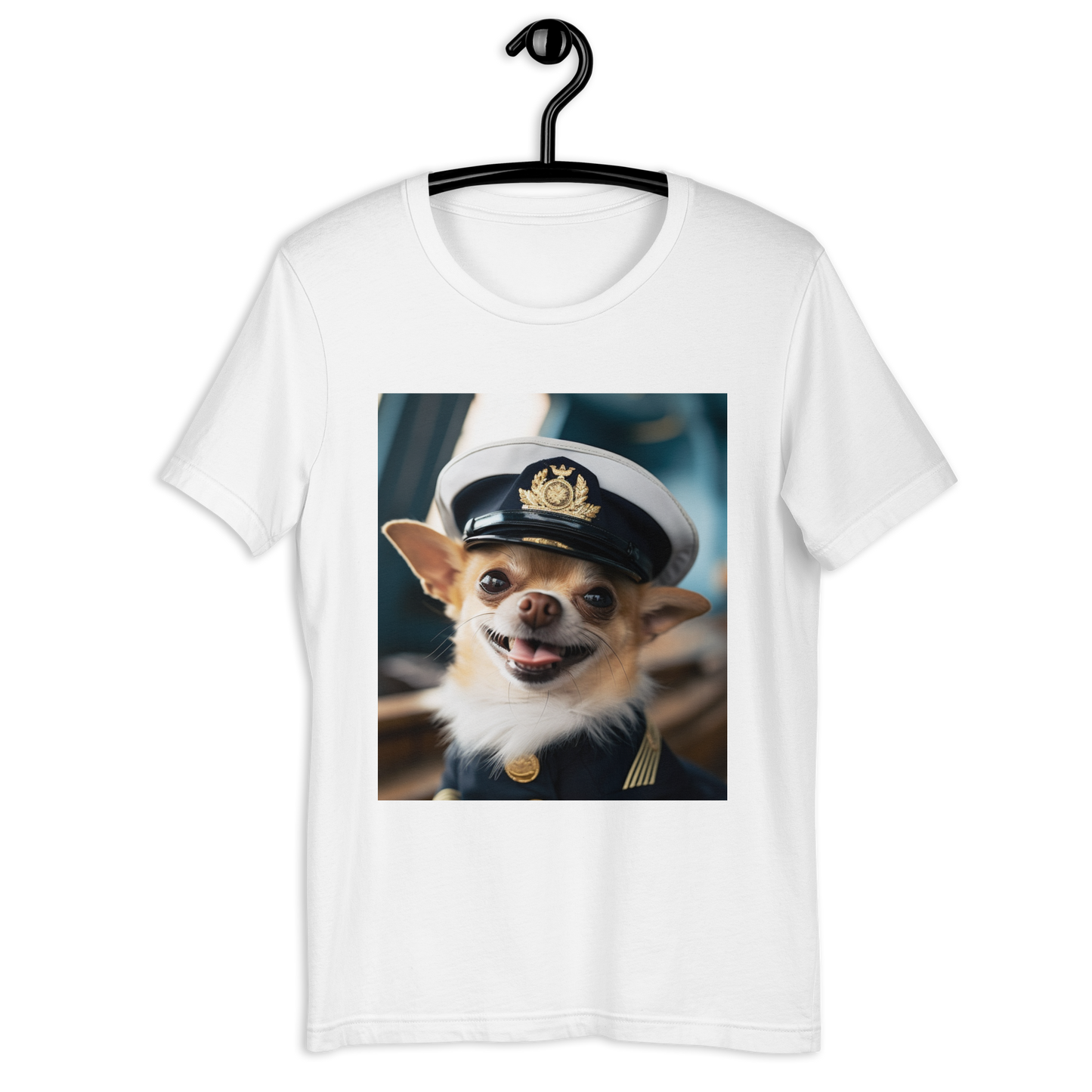 Chihuahua NavyOfficer Unisex t-shirt