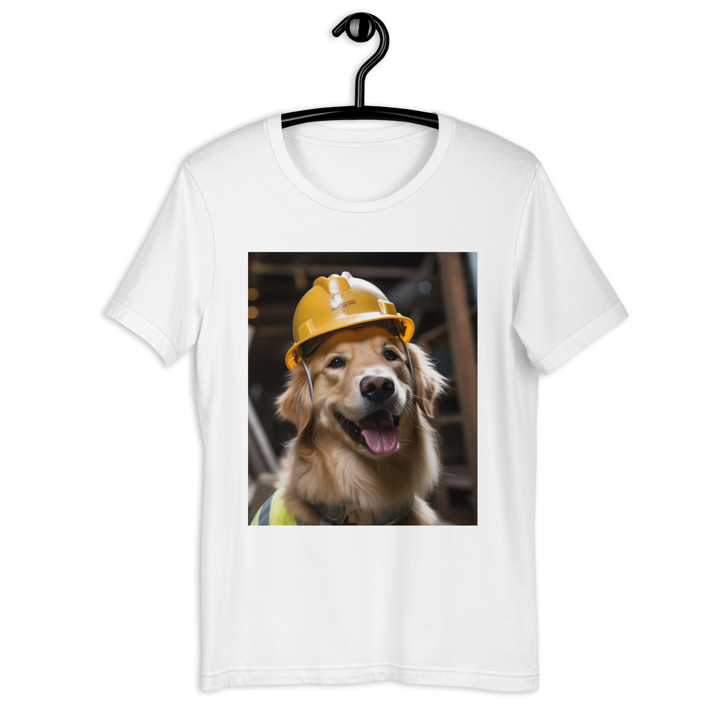 Golden Retriever ConstructionWorker Unisex t-shirt