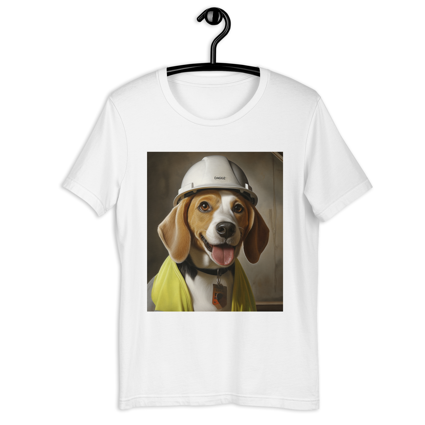 Beagle ConstructionWorker Unisex t-shirt