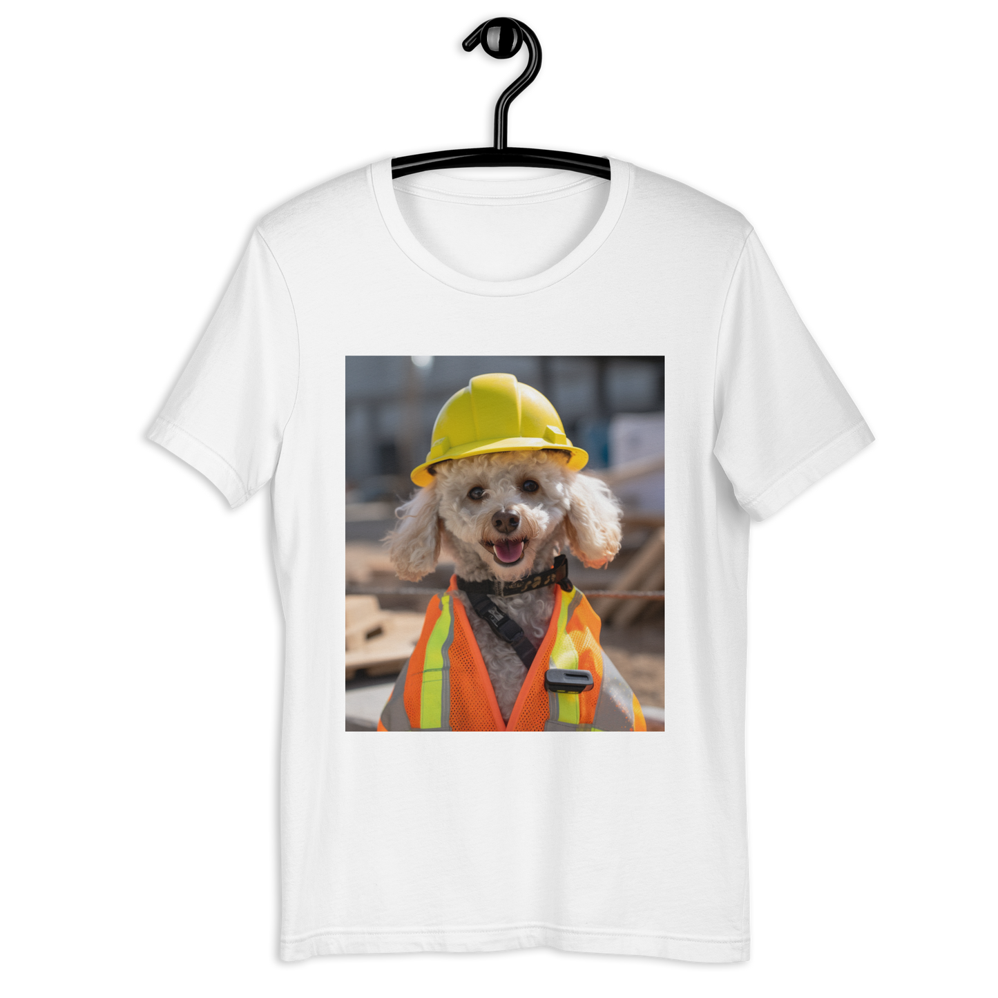 Poodle ConstructionWorker Unisex t-shirt