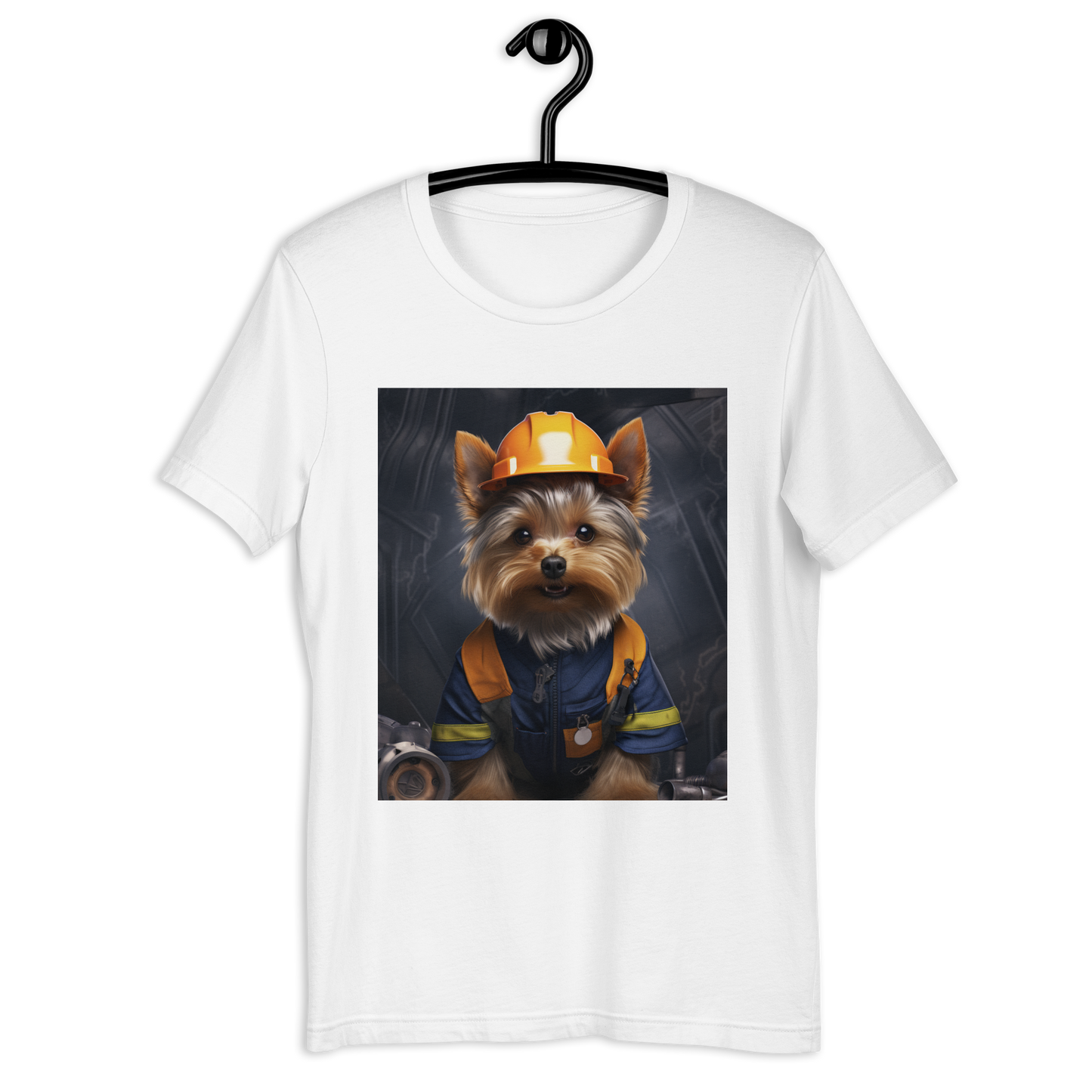 Yorkshire Terrier ConstructionWorker Unisex t-shirt