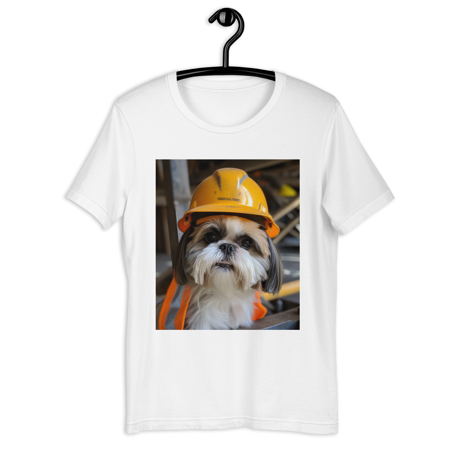 Shih Tzu ConstructionWorker Unisex t-shirt