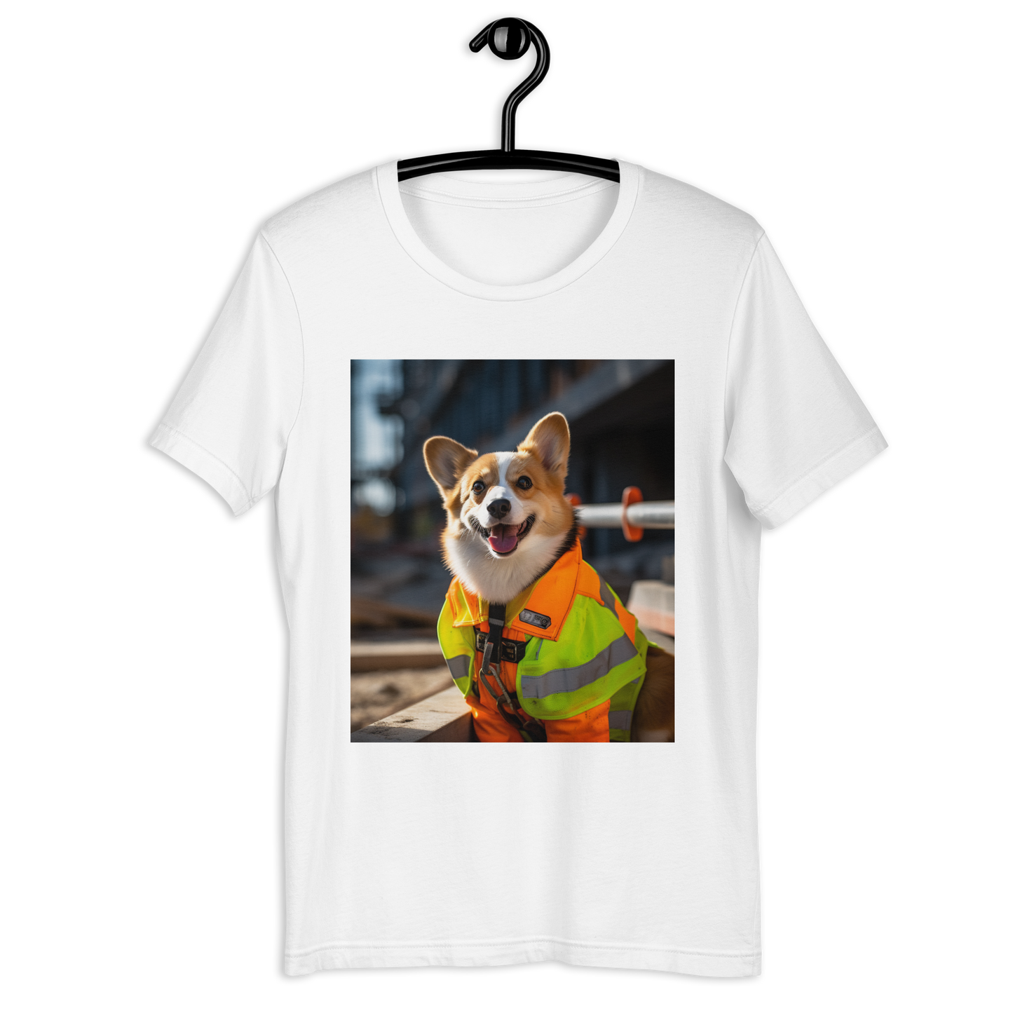 Pembroke Welsh Corgi ConstructionWorker Unisex t-shirt