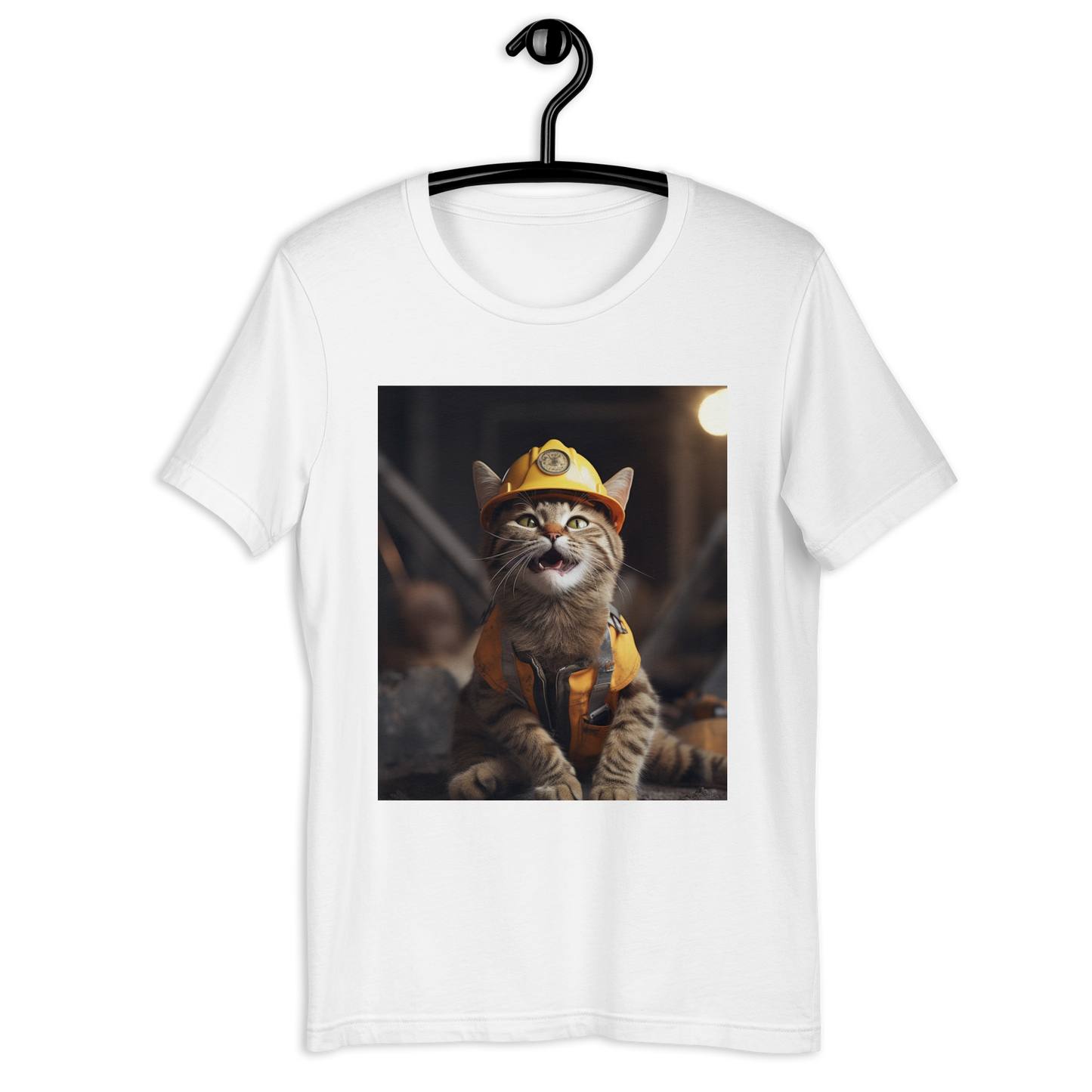 Domestic Shorthair ConstructionWorker Unisex t-shirt