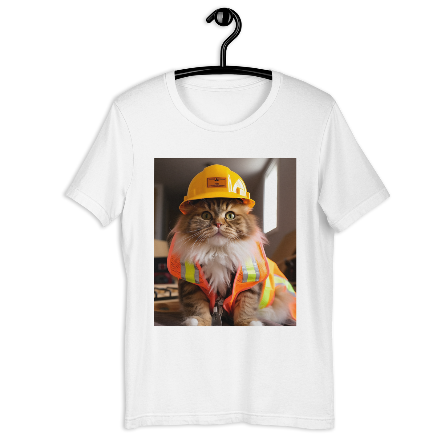 Maine Coon ConstructionWorker Unisex t-shirt