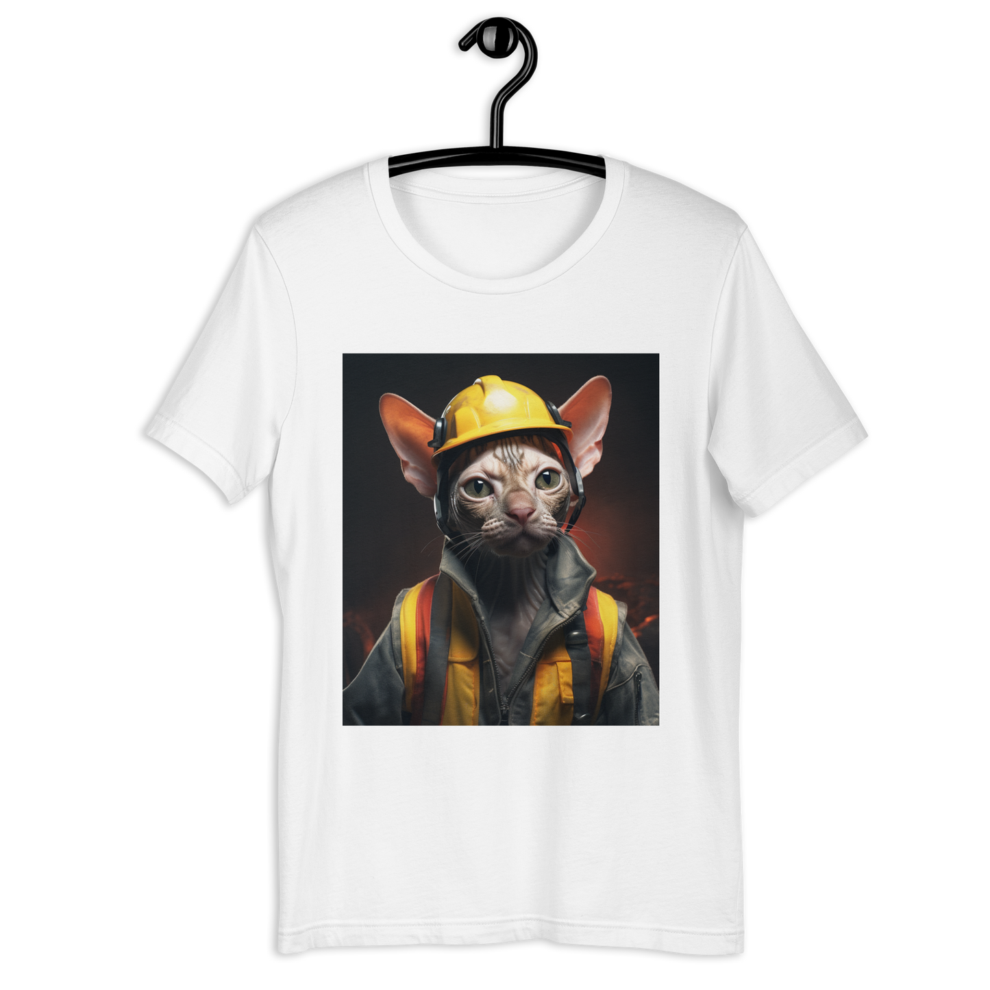 Sphynx ConstructionWorker Unisex t-shirt