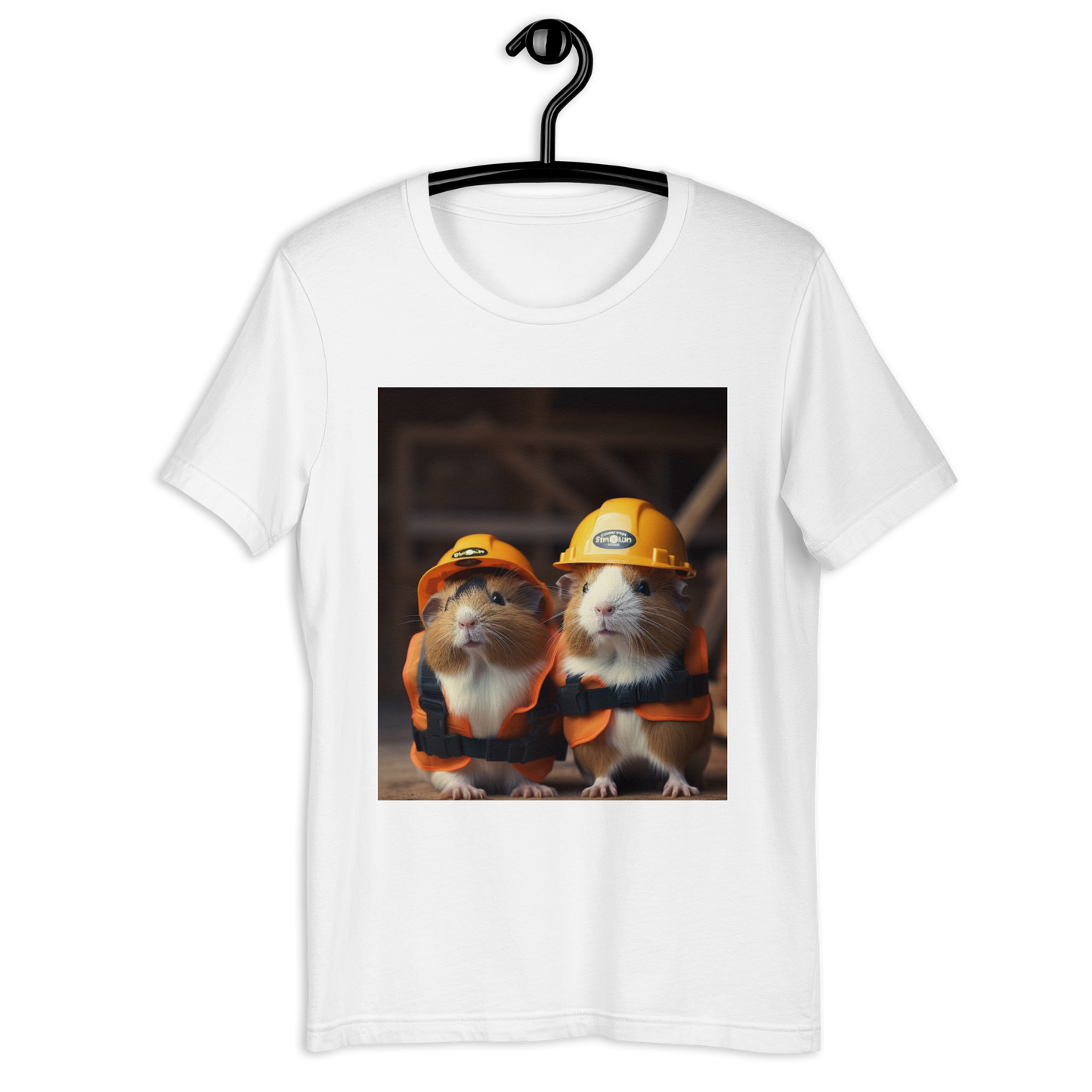 Guinea Pigs ConstructionWorker Unisex t-shirt