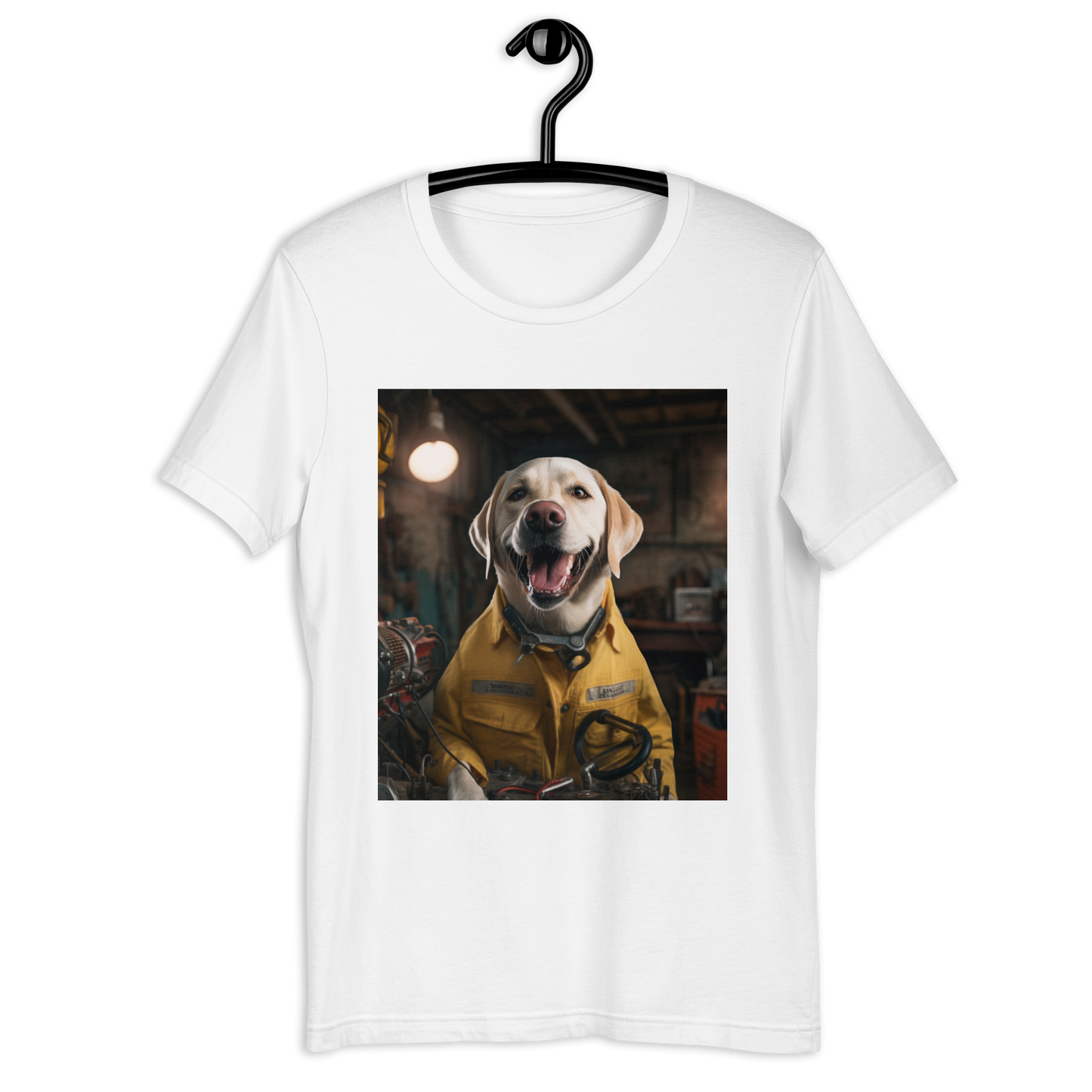 Labrador Retriever AutoMechanic Unisex t-shirt