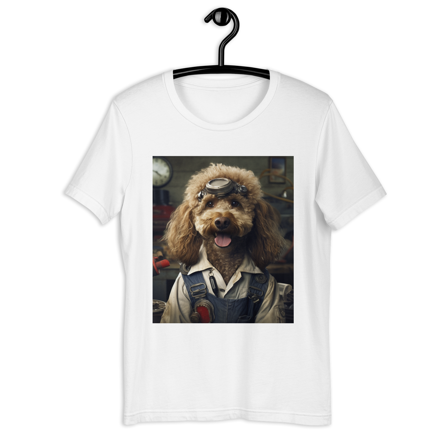 Poodle AutoMechanic Unisex t-shirt