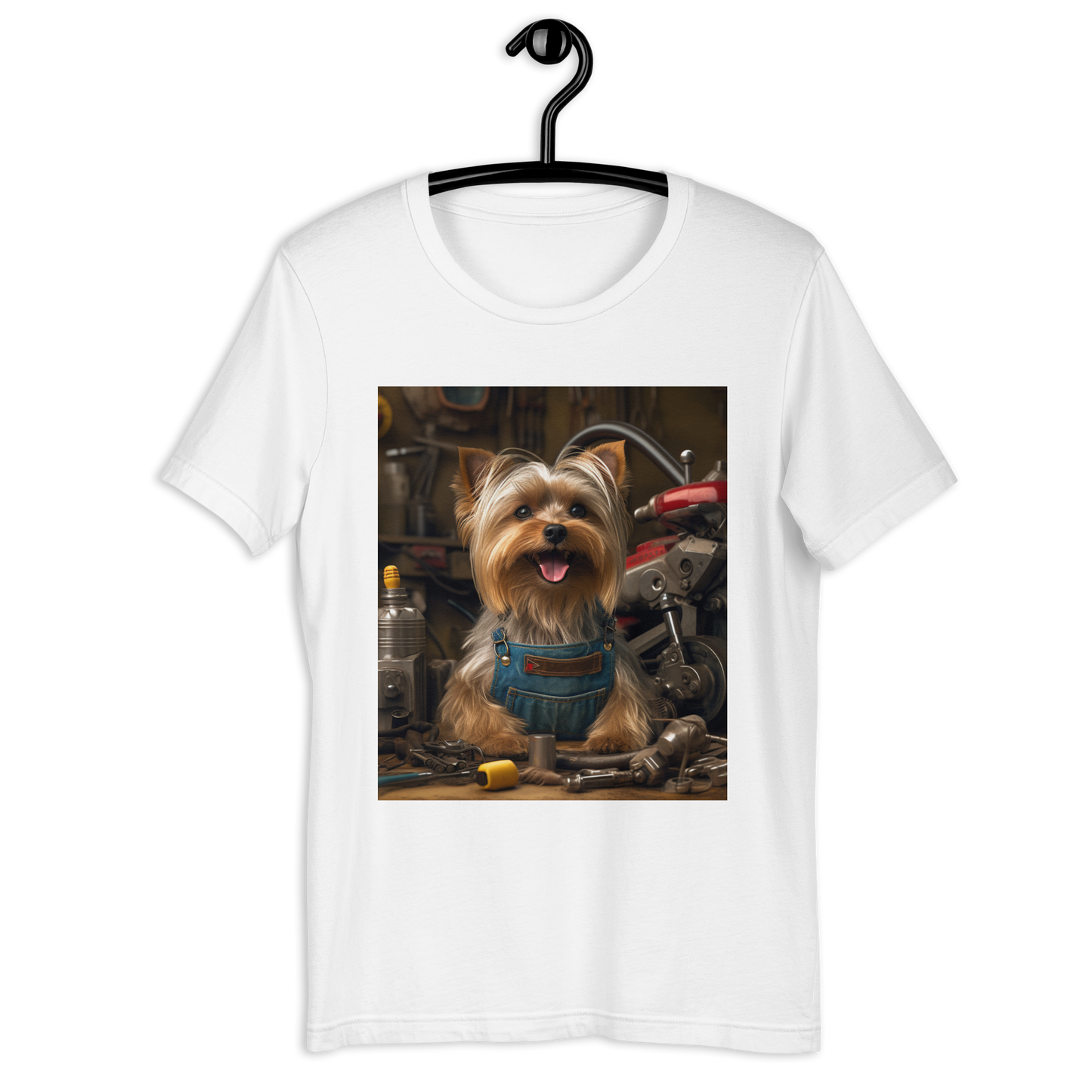 Yorkshire Terrier AutoMechanic Unisex t-shirt