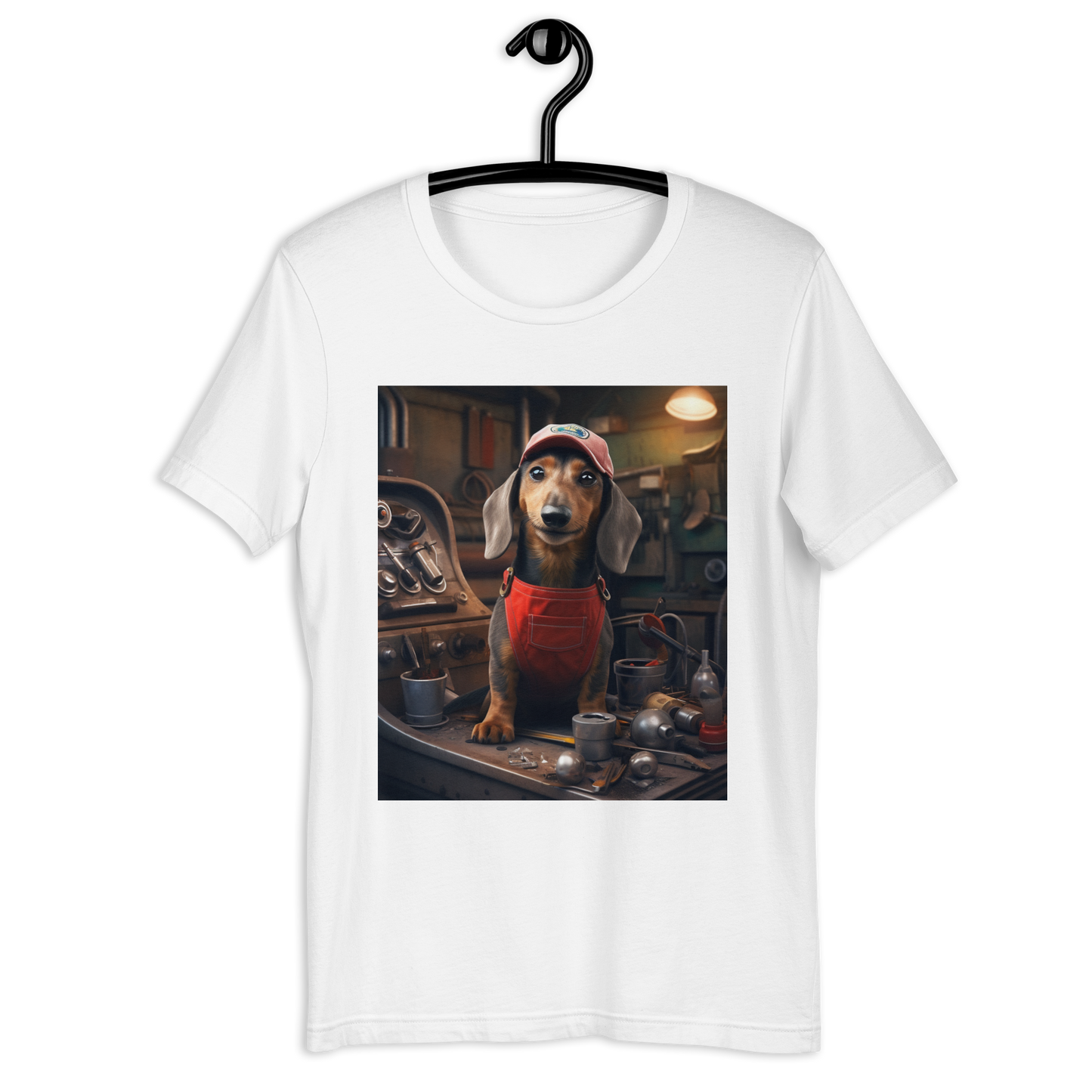 Dachshund AutoMechanic Unisex t-shirt