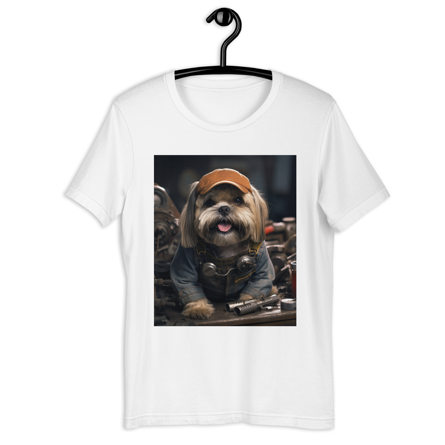 Shih Tzu AutoMechanic Unisex t-shirt