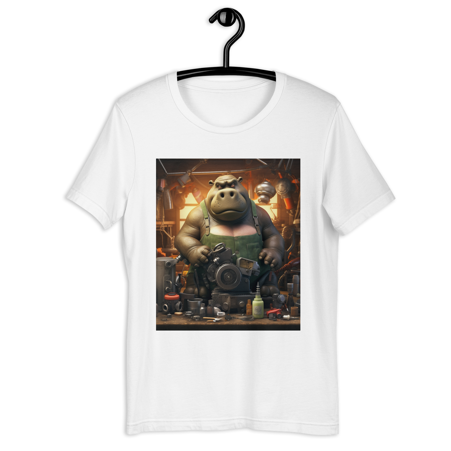 Hippo AutoMechanic Unisex t-shirt