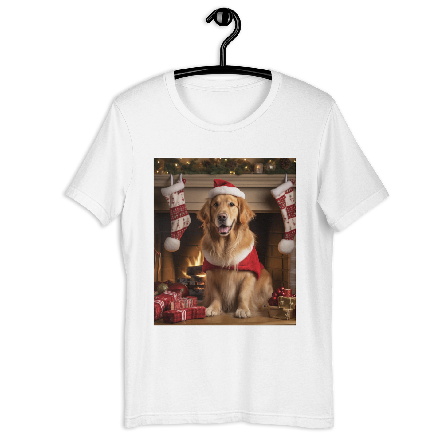 Golden Retriever Christmas Unisex t-shirt