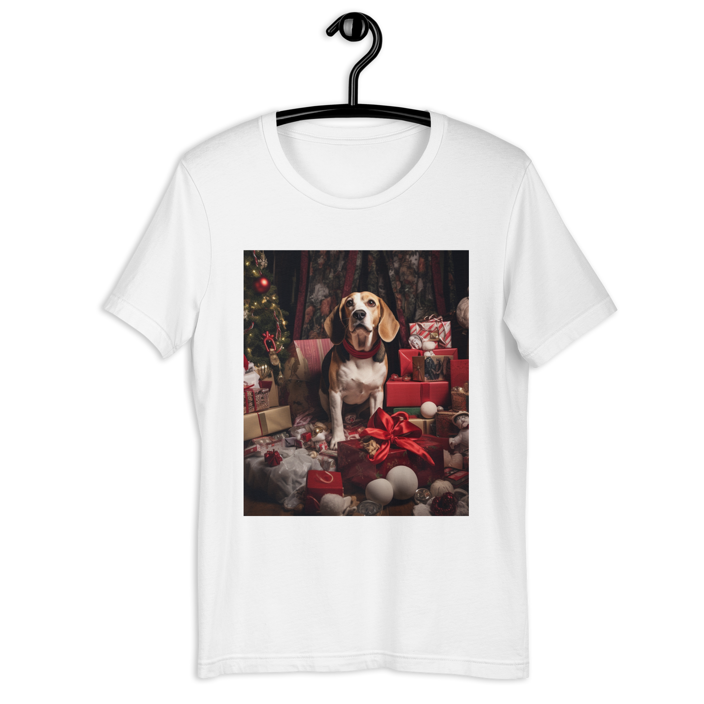 Beagle Christmas Unisex t-shirt