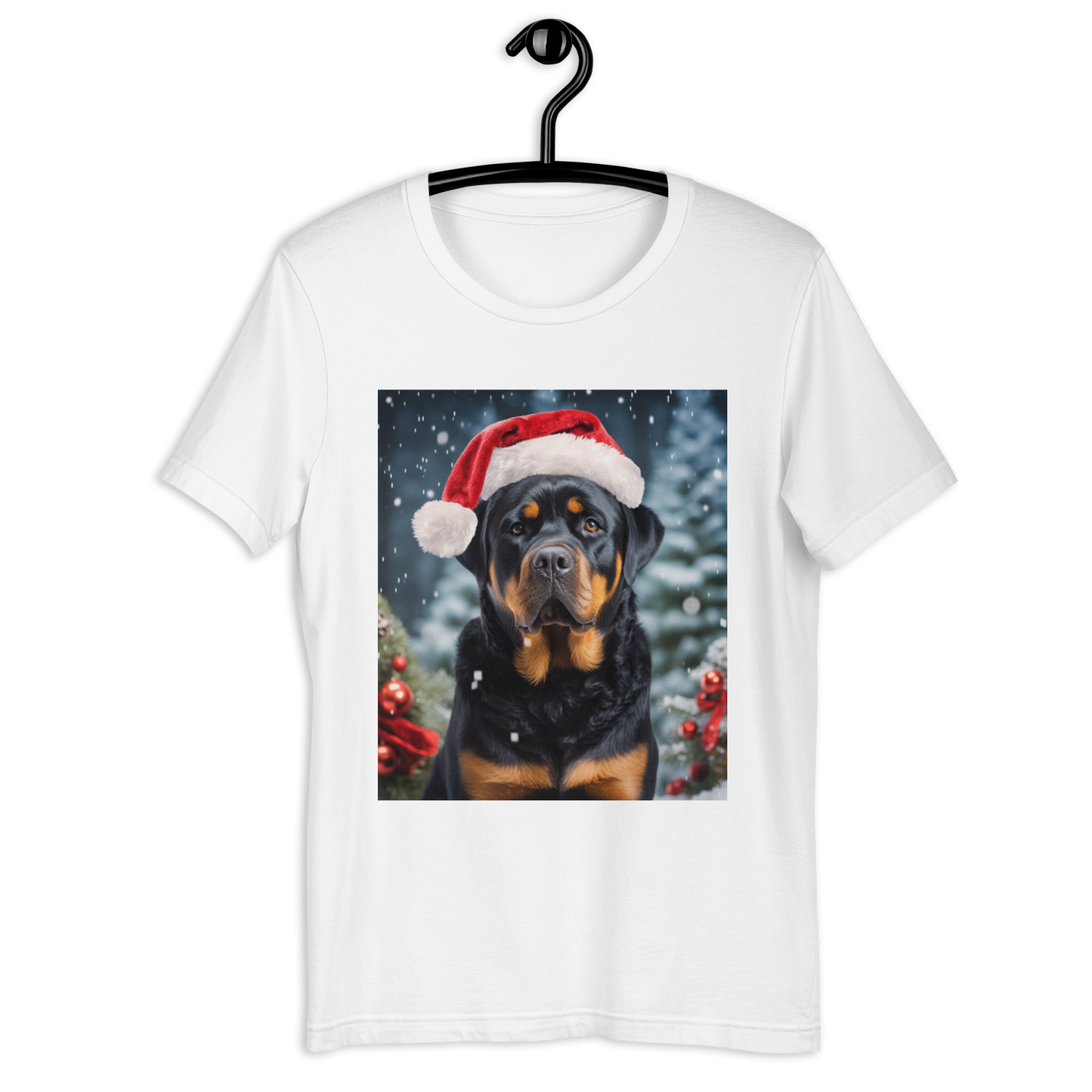 Rottweiler Christmas Unisex t-shirt