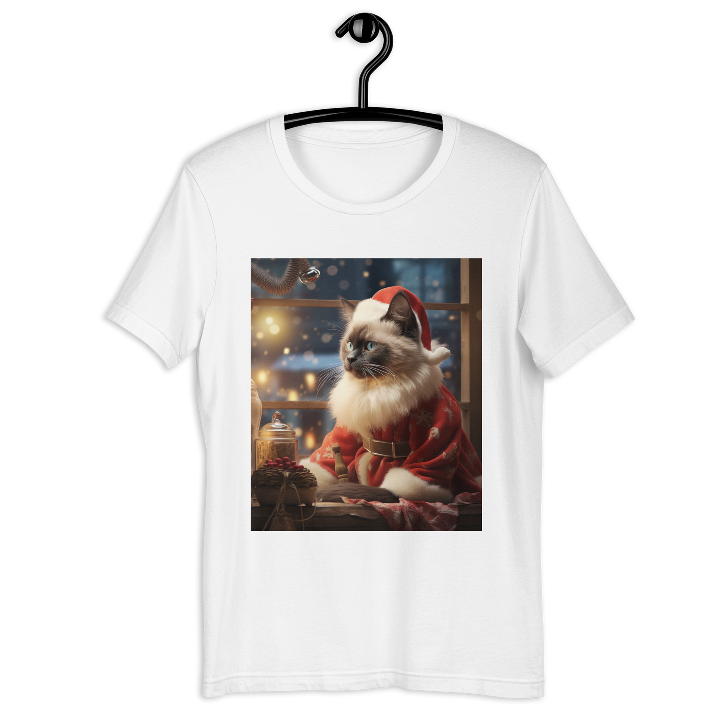 Siamese Christmas Unisex t-shirt