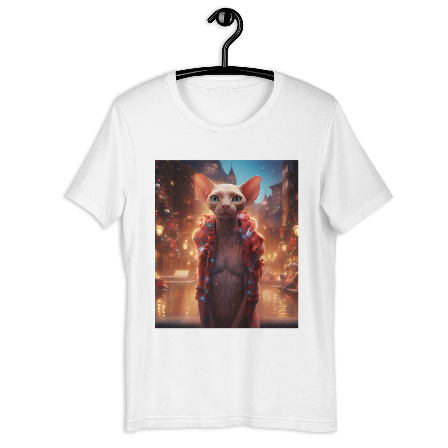 Sphynx Christmas Unisex t-shirt