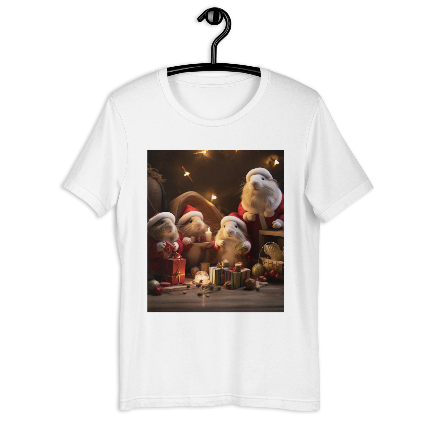 Guinea Pigs Christmas Unisex t-shirt