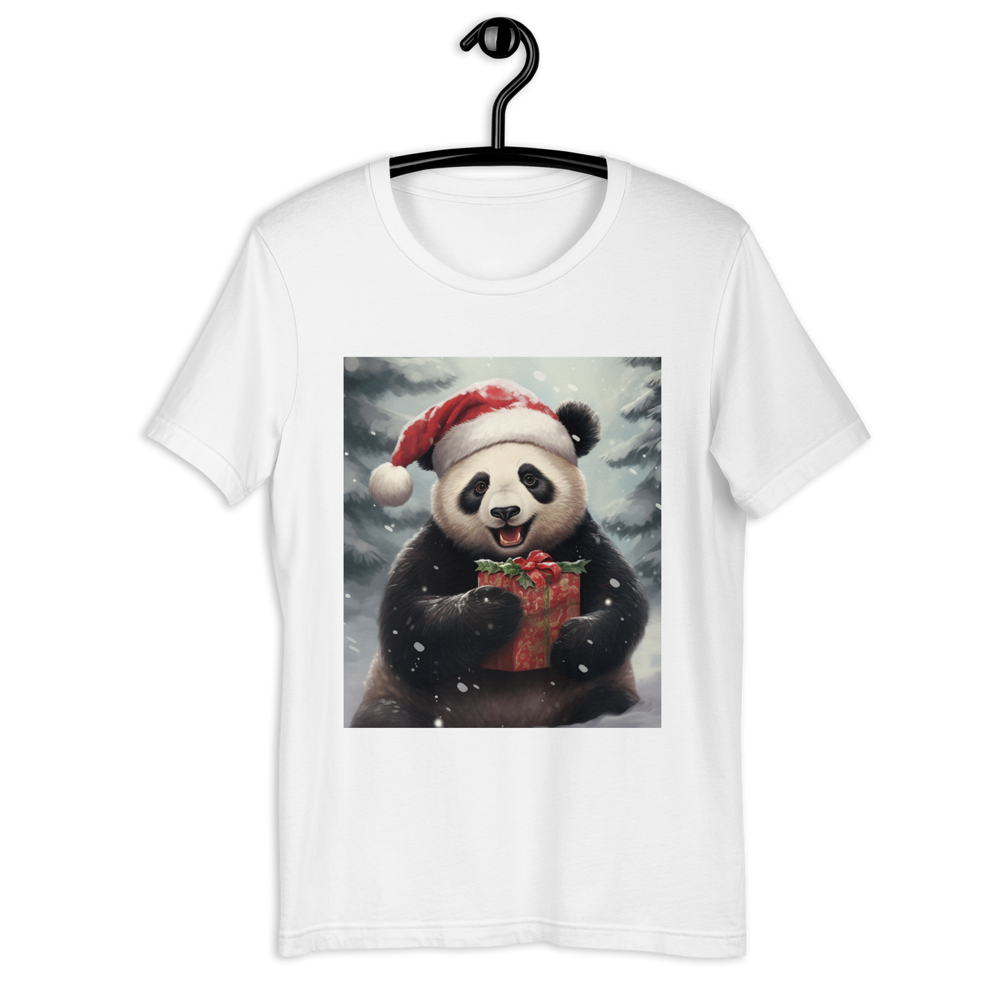 Panda Christmas Unisex t-shirt