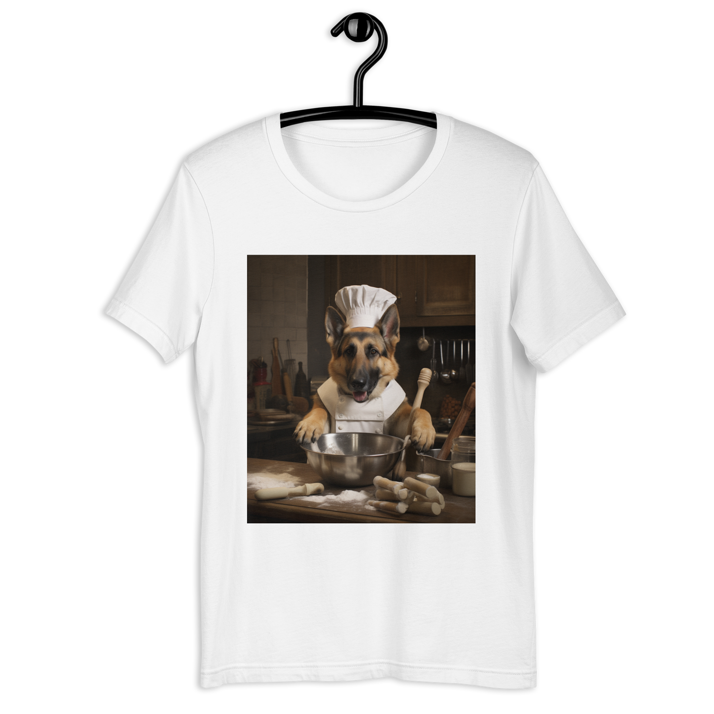 German Shepherd Chef Unisex t-shirt