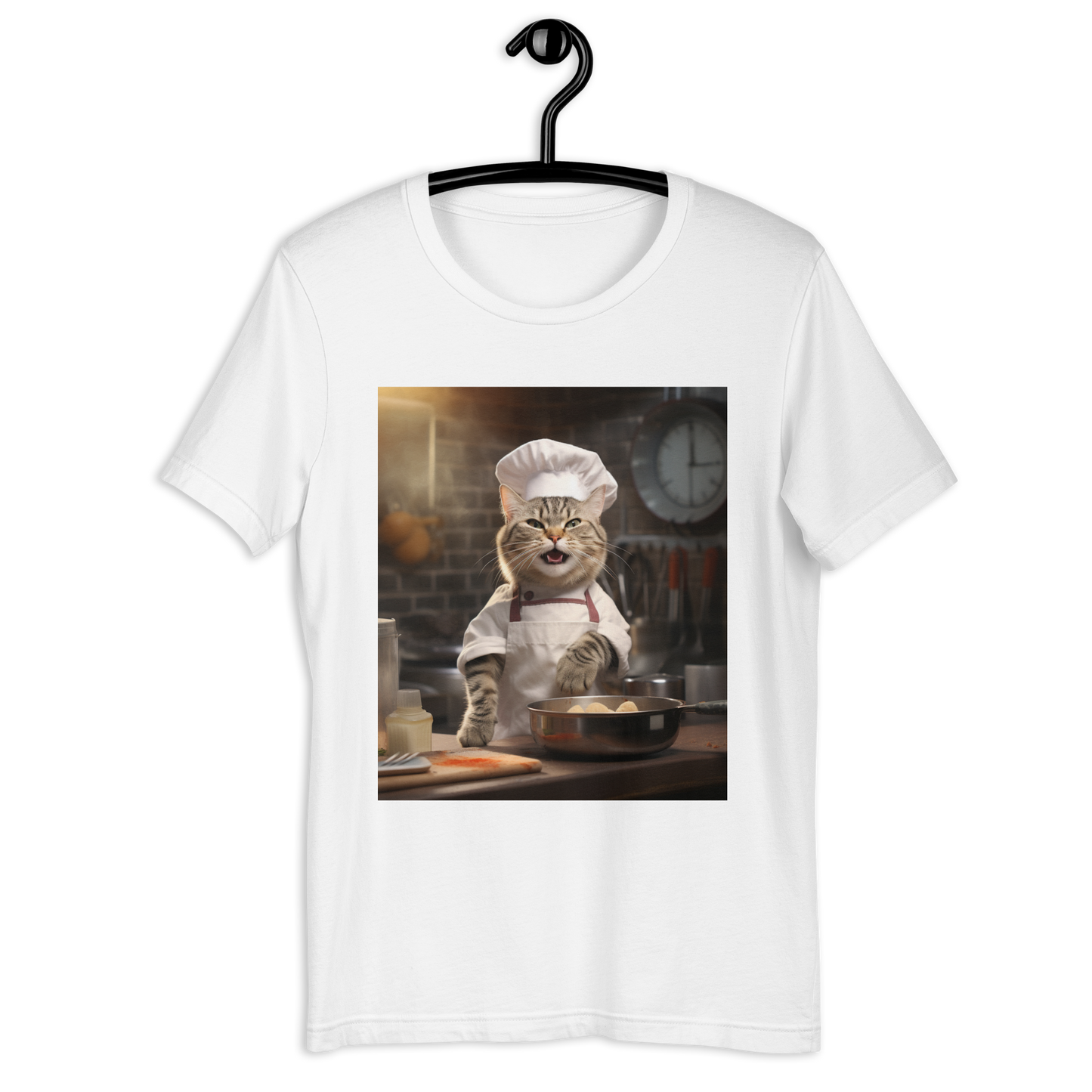 Domestic Shorthair Chef Unisex t-shirt