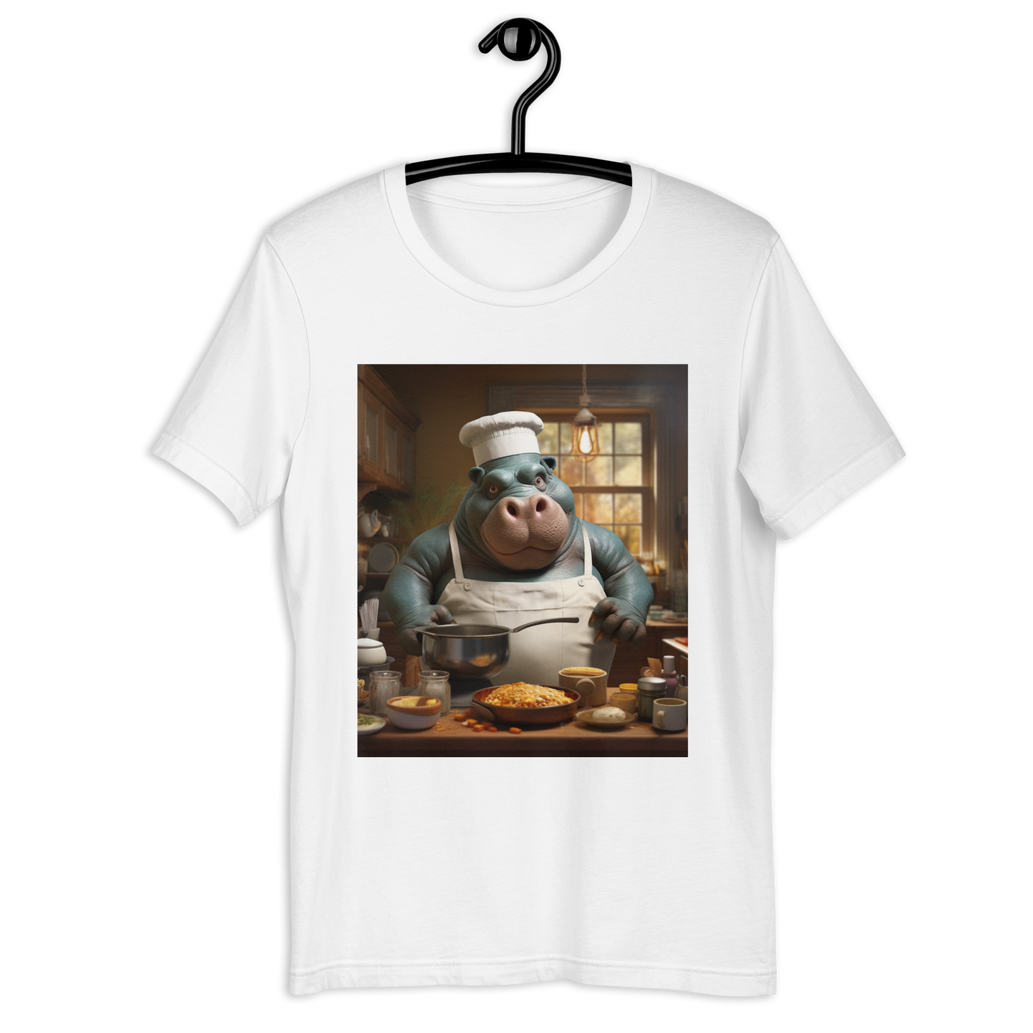 Hippo Chef Unisex t-shirt