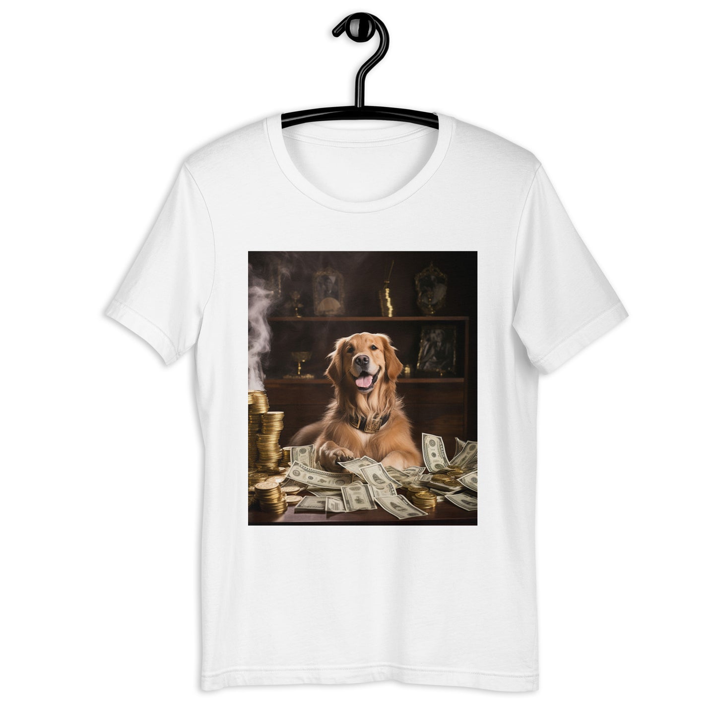 Golden Retriever Millionaire Unisex t-shirt