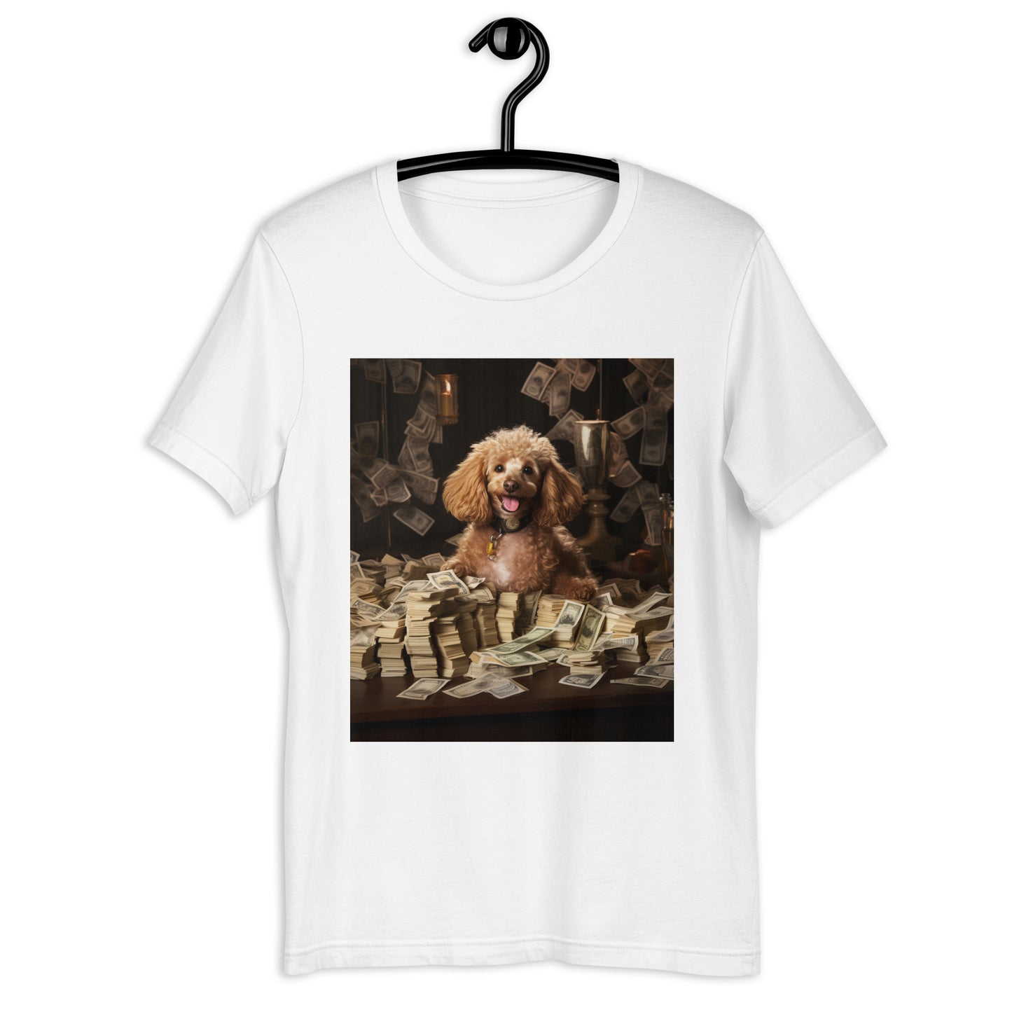 Poodle Millionaire Unisex t-shirt