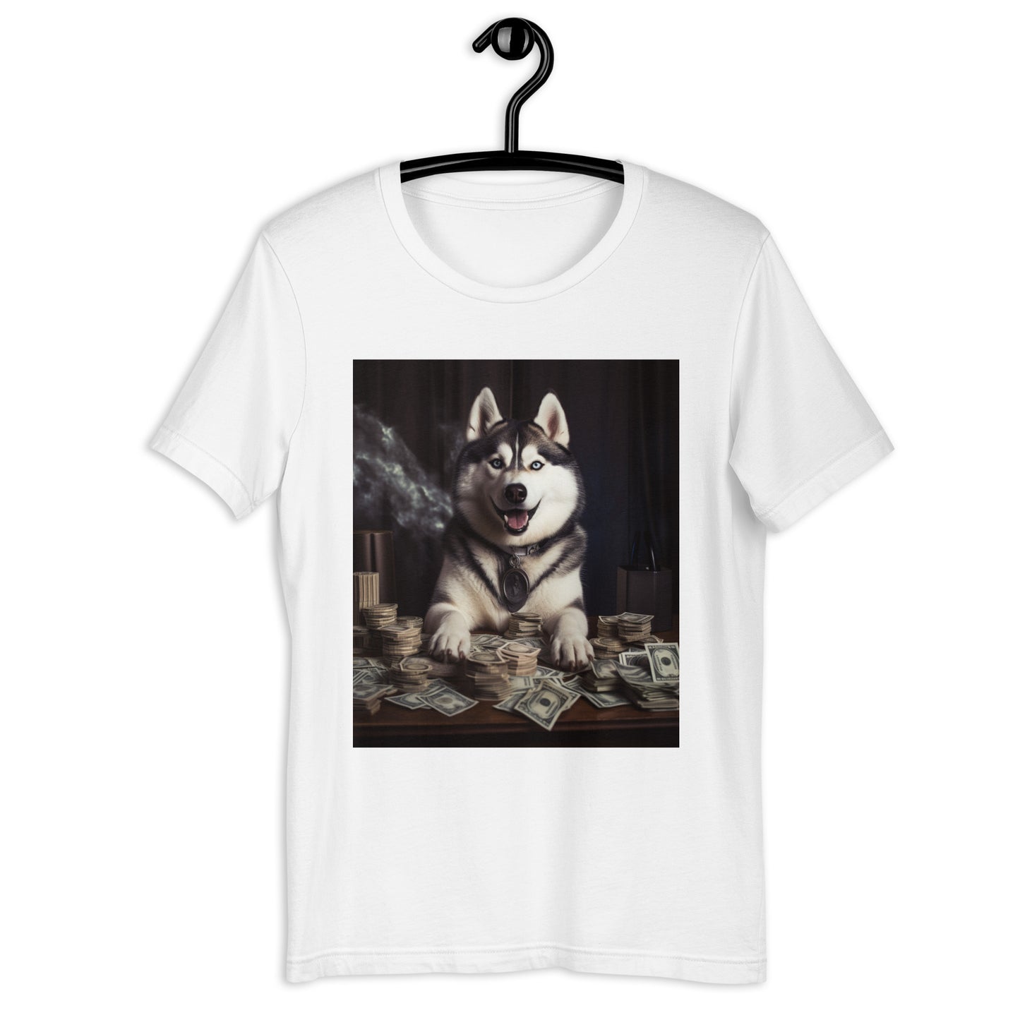 Siberian Husky Millionaire Unisex t-shirt