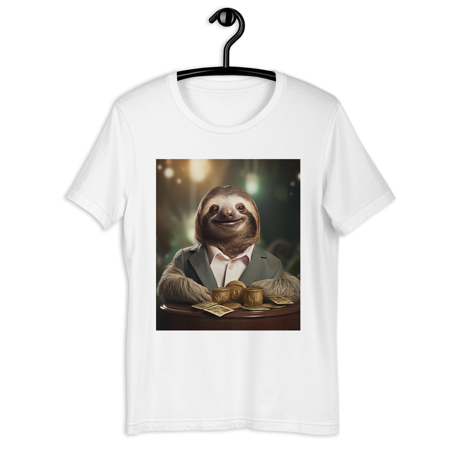 Sloth Millionaire Unisex t-shirt