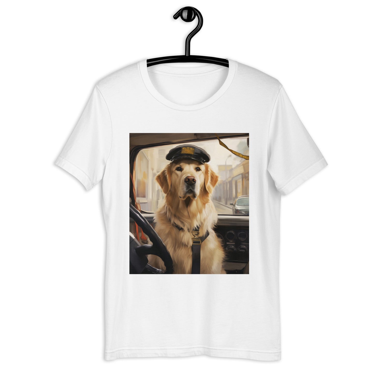 Golden Retriever Bus Driver Unisex t-shirt