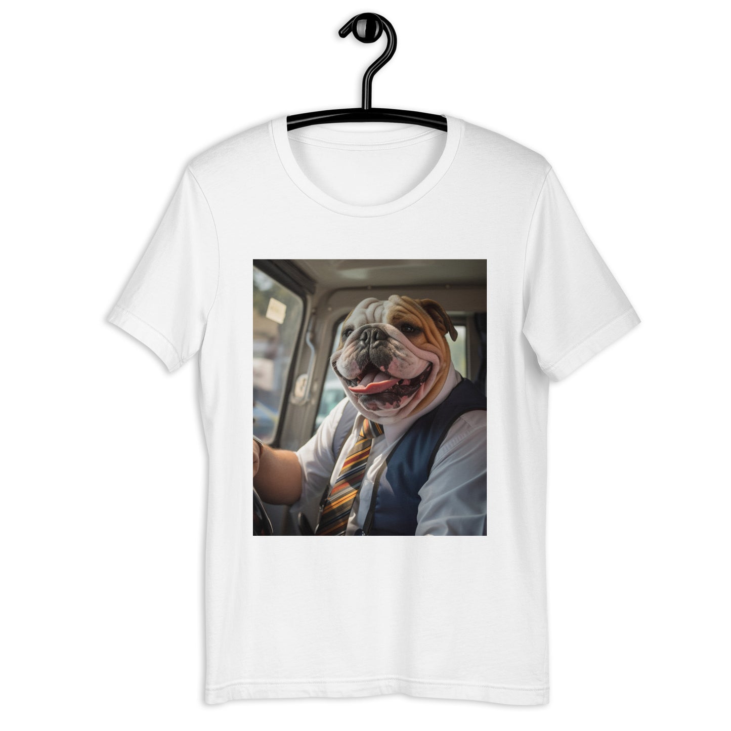 Bulldog Bus Driver Unisex t-shirt