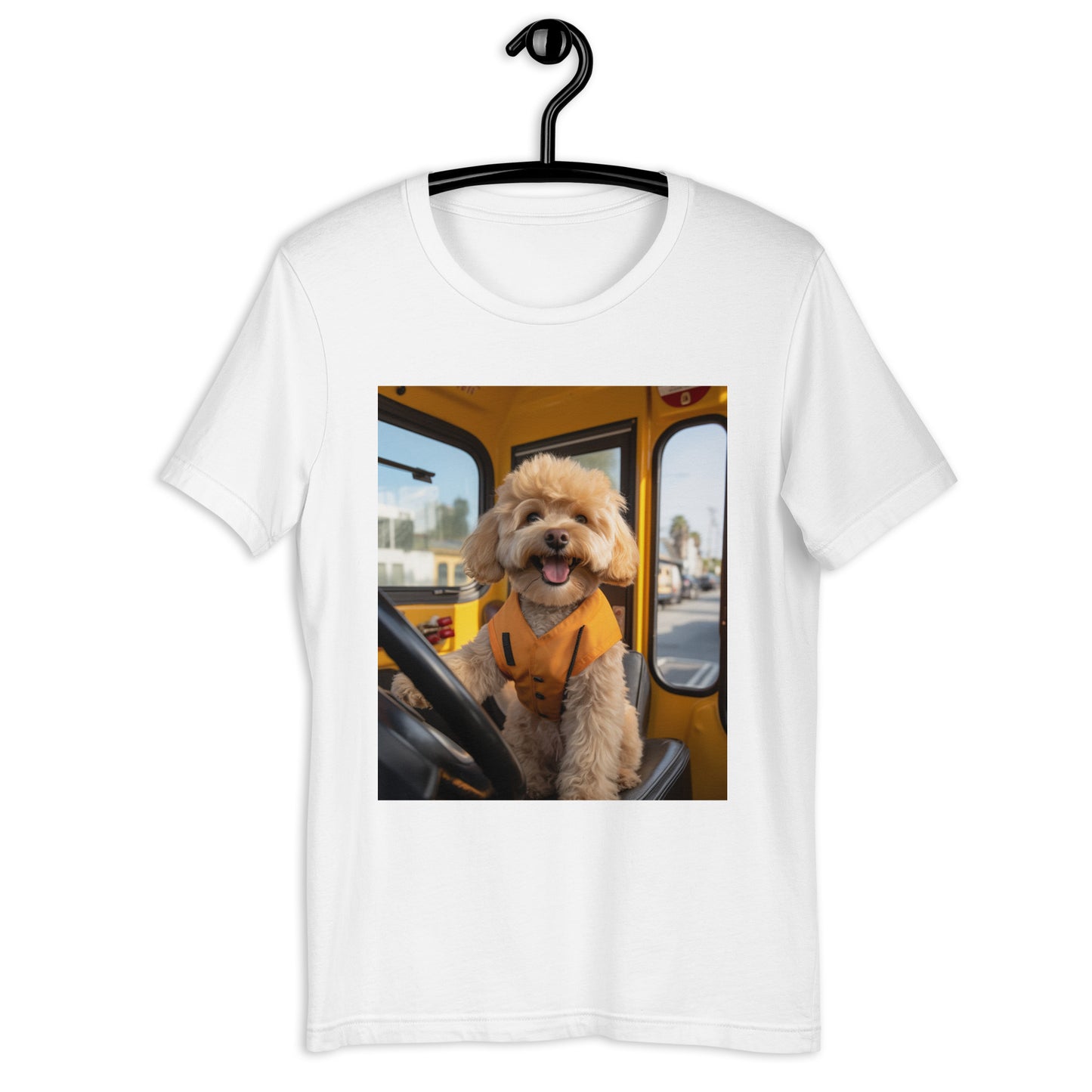 Poodle Bus Driver Unisex t-shirt