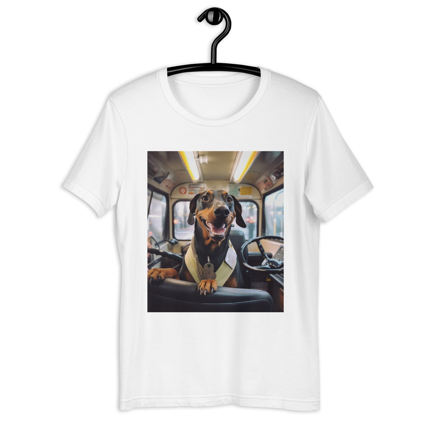 Dachshund Bus Driver Unisex t-shirt