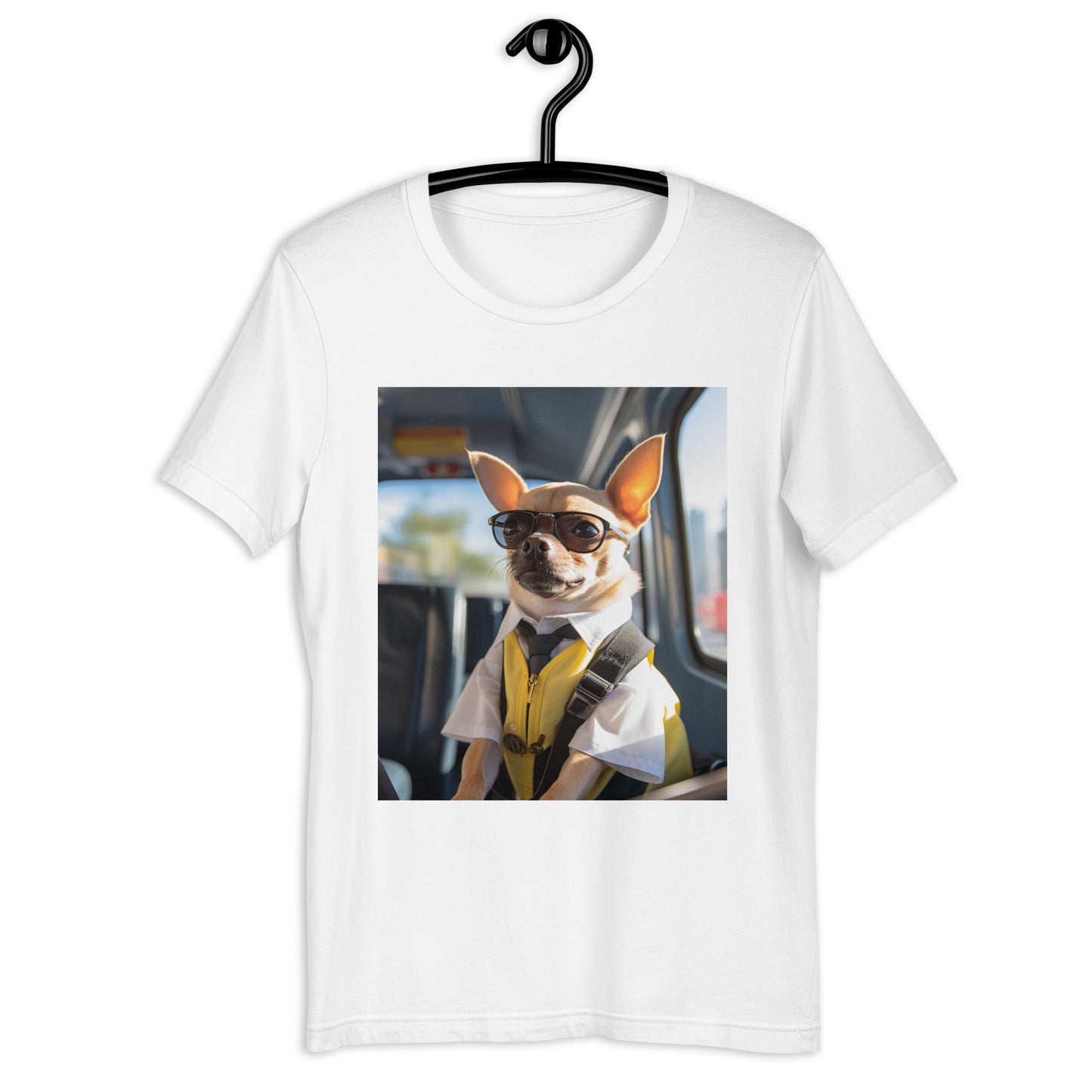 Chihuahua Bus Driver Unisex t-shirt