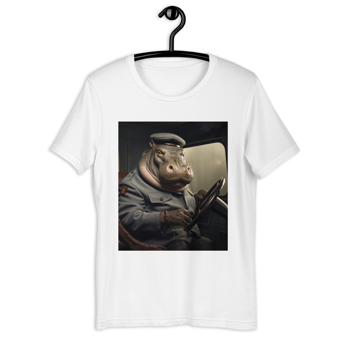 Hippo Bus Driver Unisex t-shirt