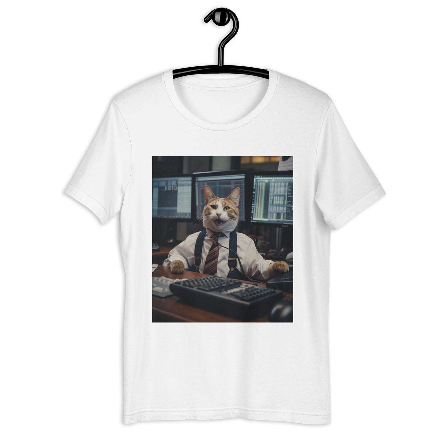 Domestic Shorthair Stock Trader Unisex t-shirt