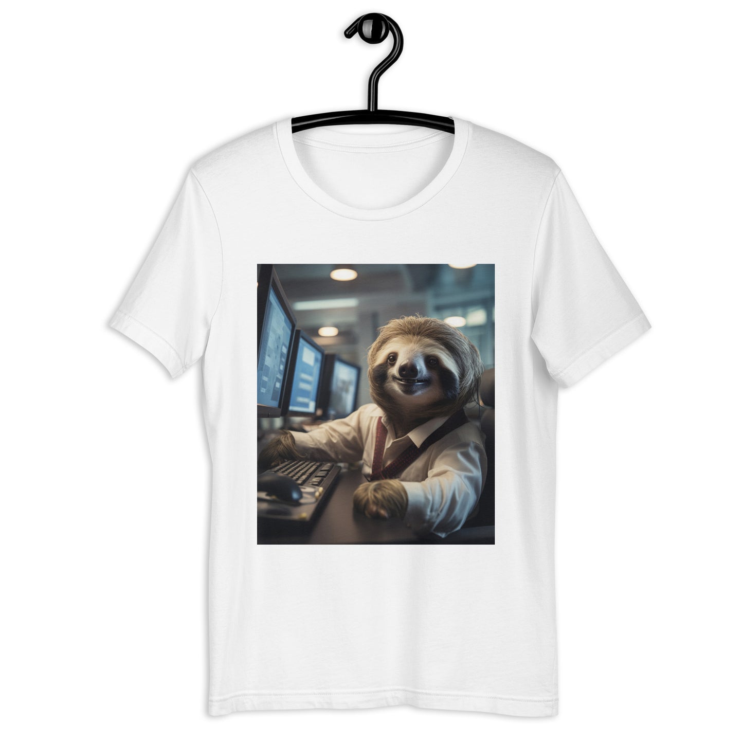 Sloth Stock Trader Unisex t-shirt