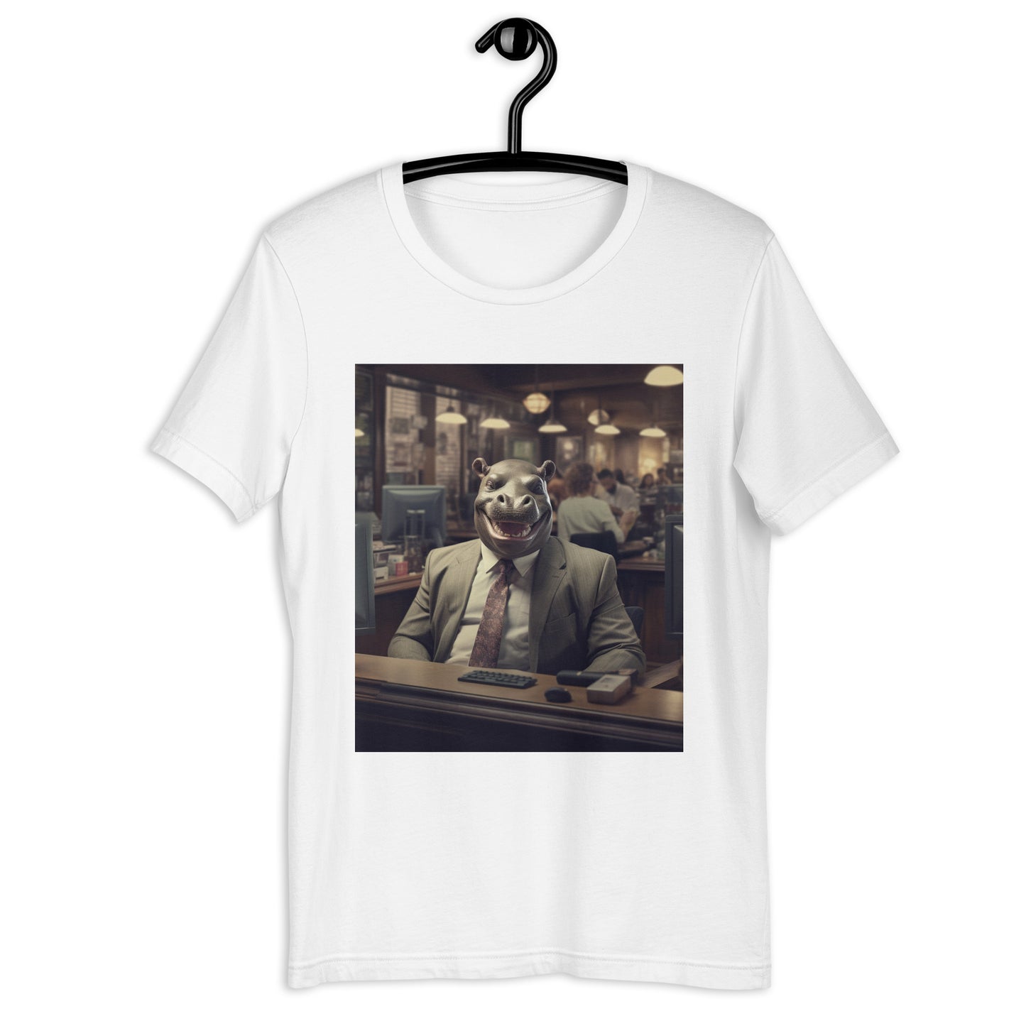 Hippo Stock Trader Unisex t-shirt