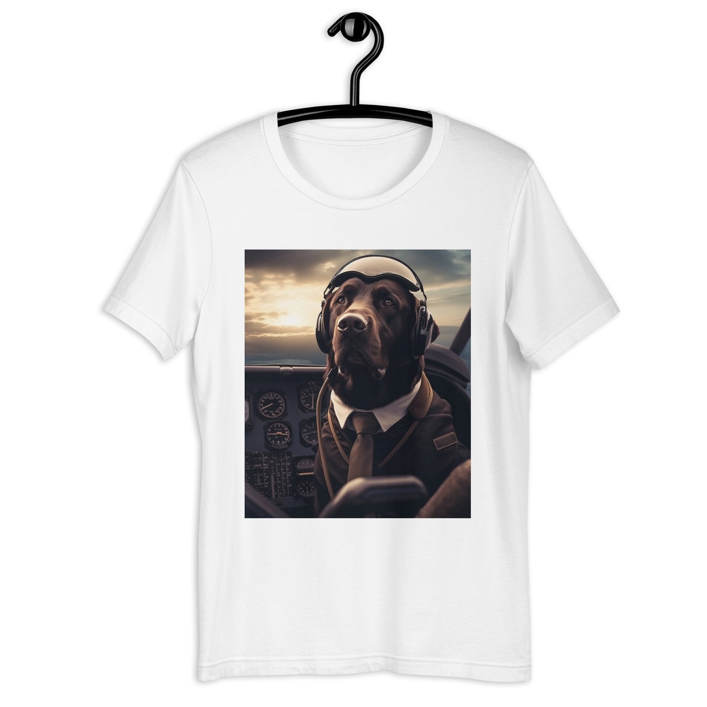 Labrador Retriever Air Force Officer Unisex t-shirt