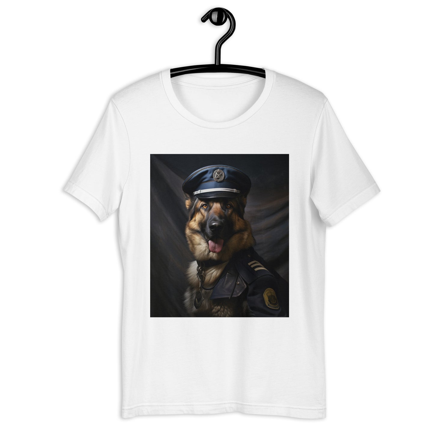 German Shepherd Air Force Officer Unisex t-shirt