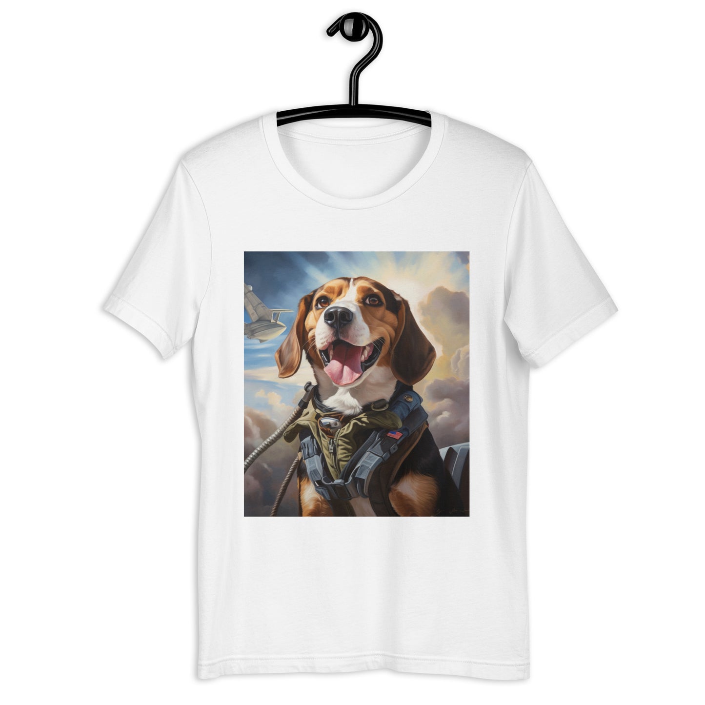 Beagle Air Force Officer Unisex t-shirt