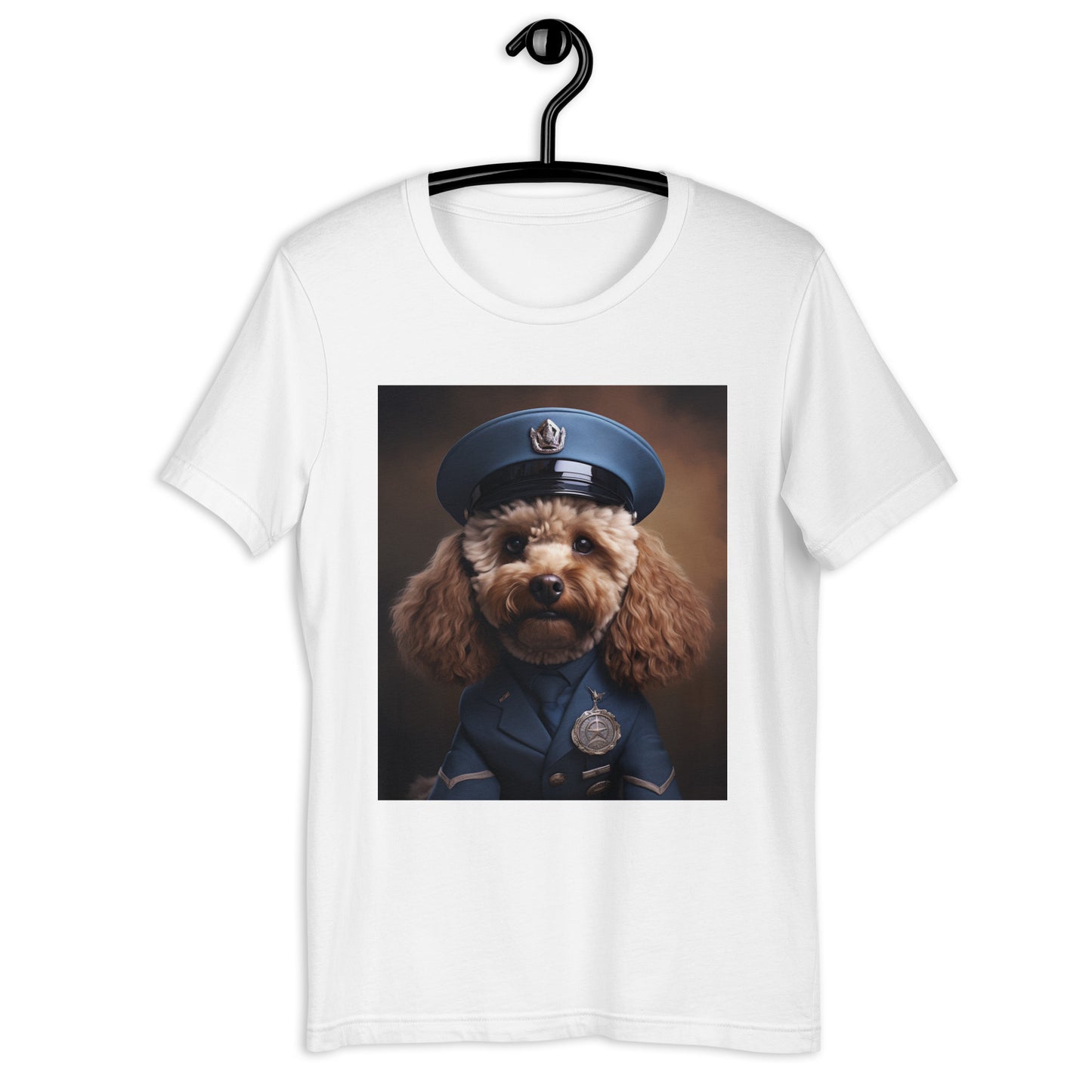 Poodle Air Force Officer Unisex t-shirt