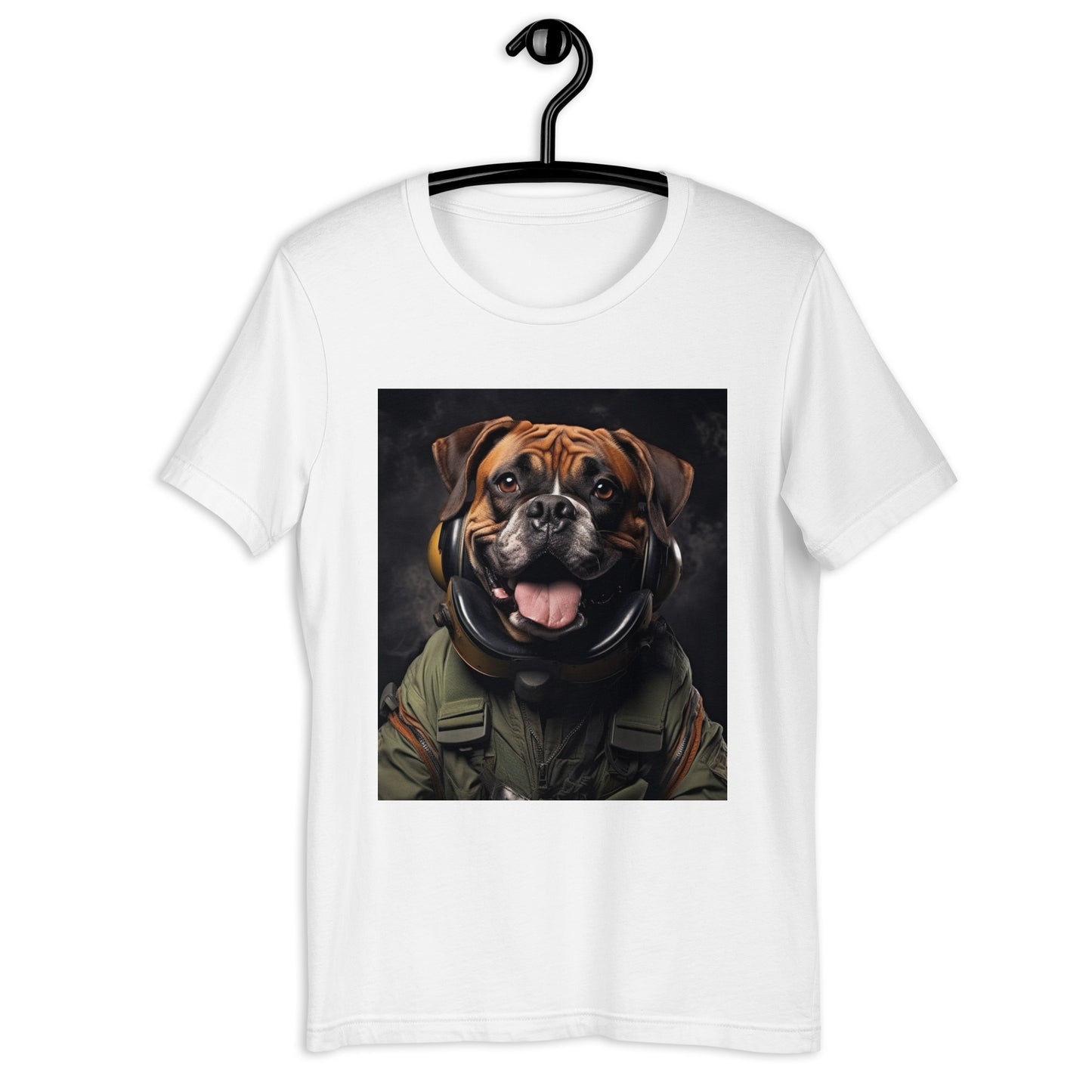 Boxer Air Force Officer Unisex t-shirt