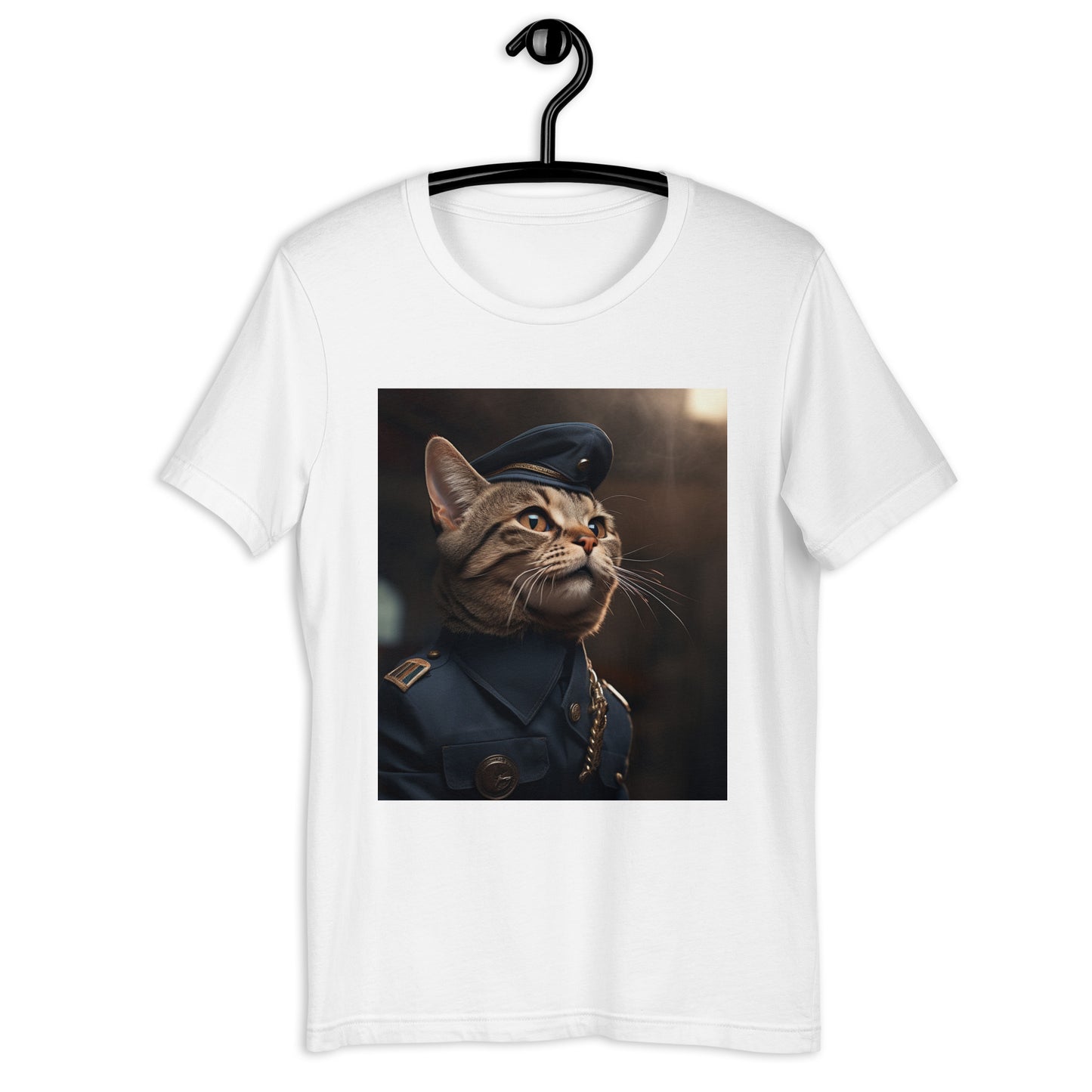 Domestic Shorthair Air Force Officer Unisex t-shirt