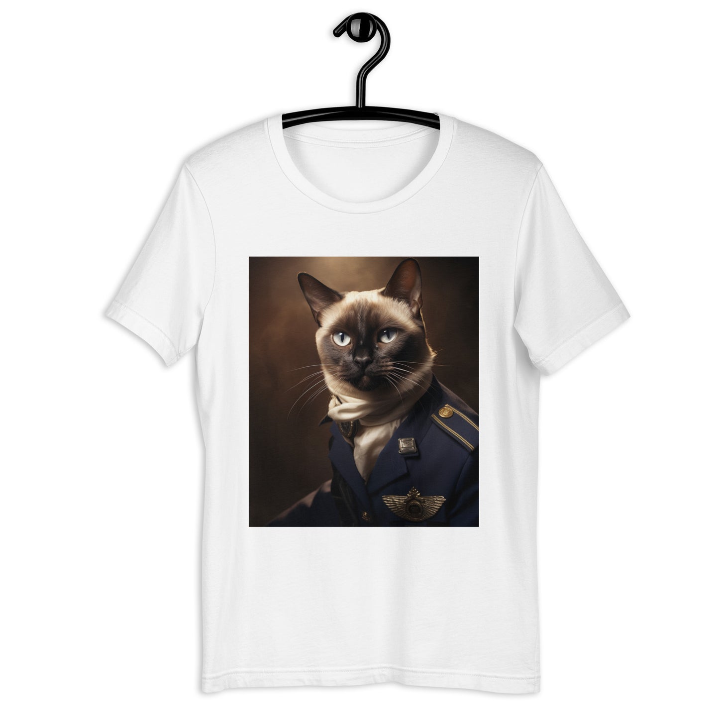 Siamese Air Force Officer Unisex t-shirt